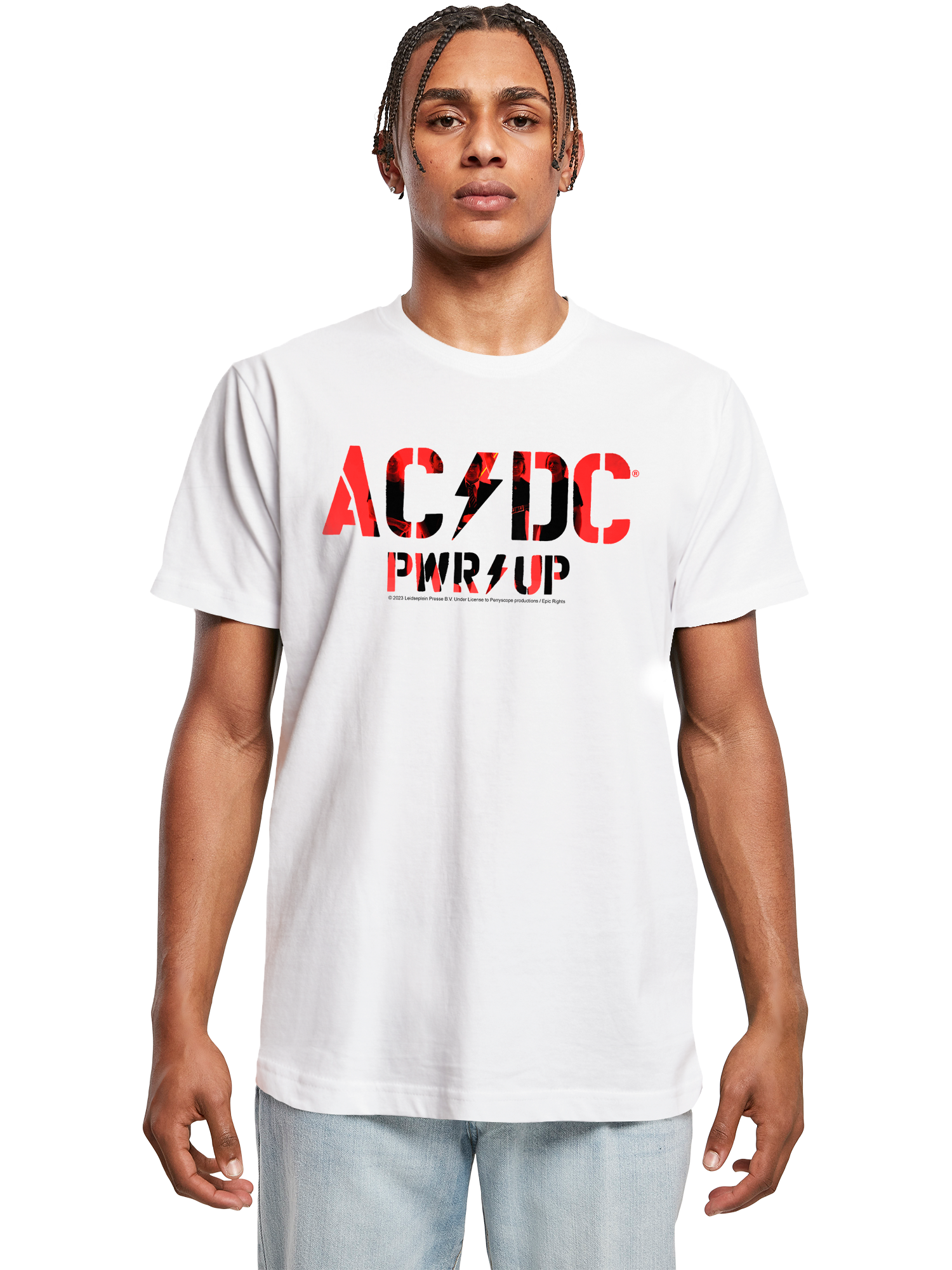 T-shirt de logo AC / DC Pwrup Photo