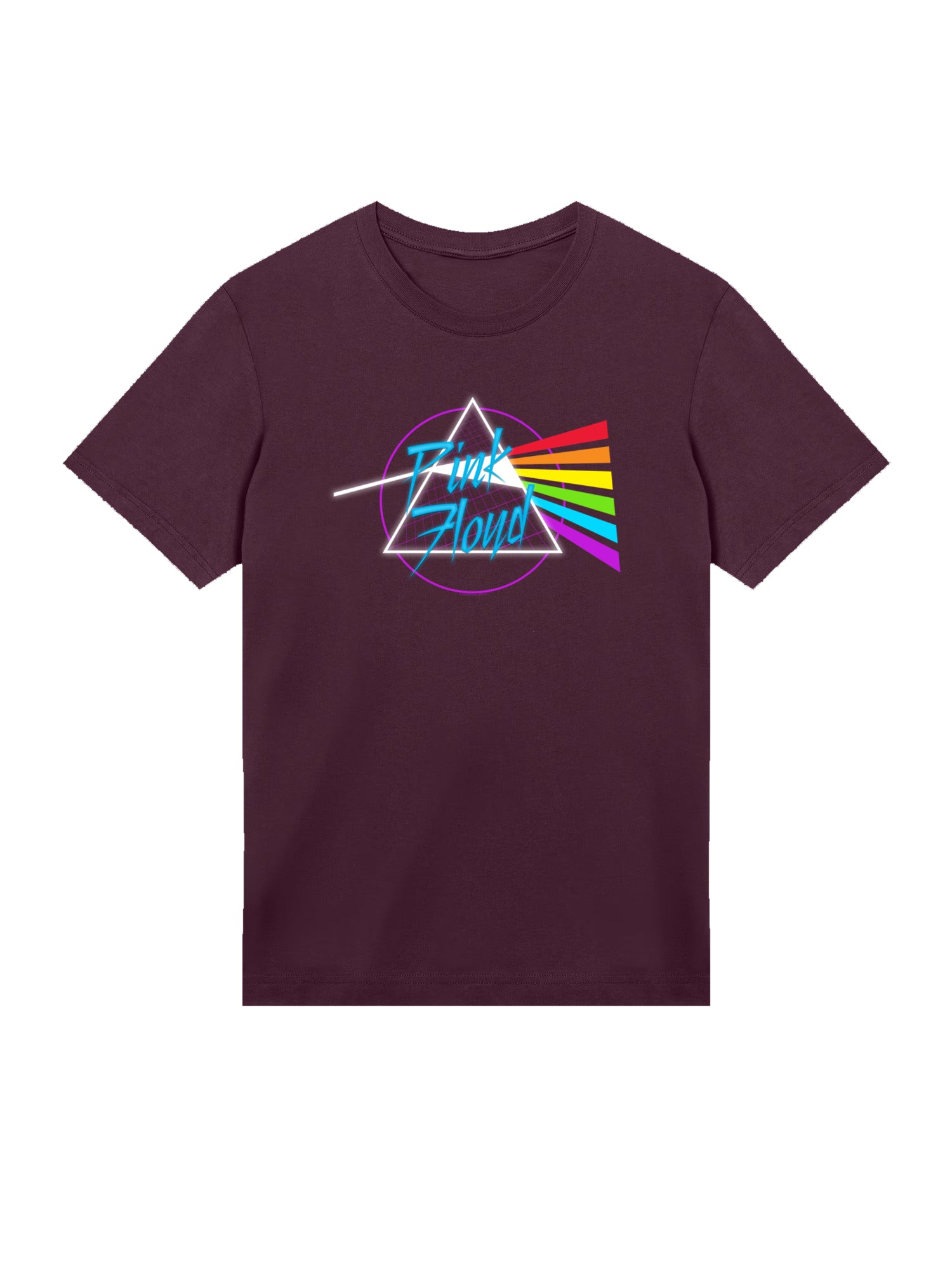 Pink Floyd Neon Dark Side with True Blanks | Mens Regular Tee