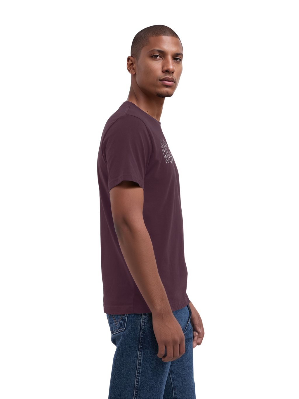 T-shirt organique de logo Jagged AC / DC