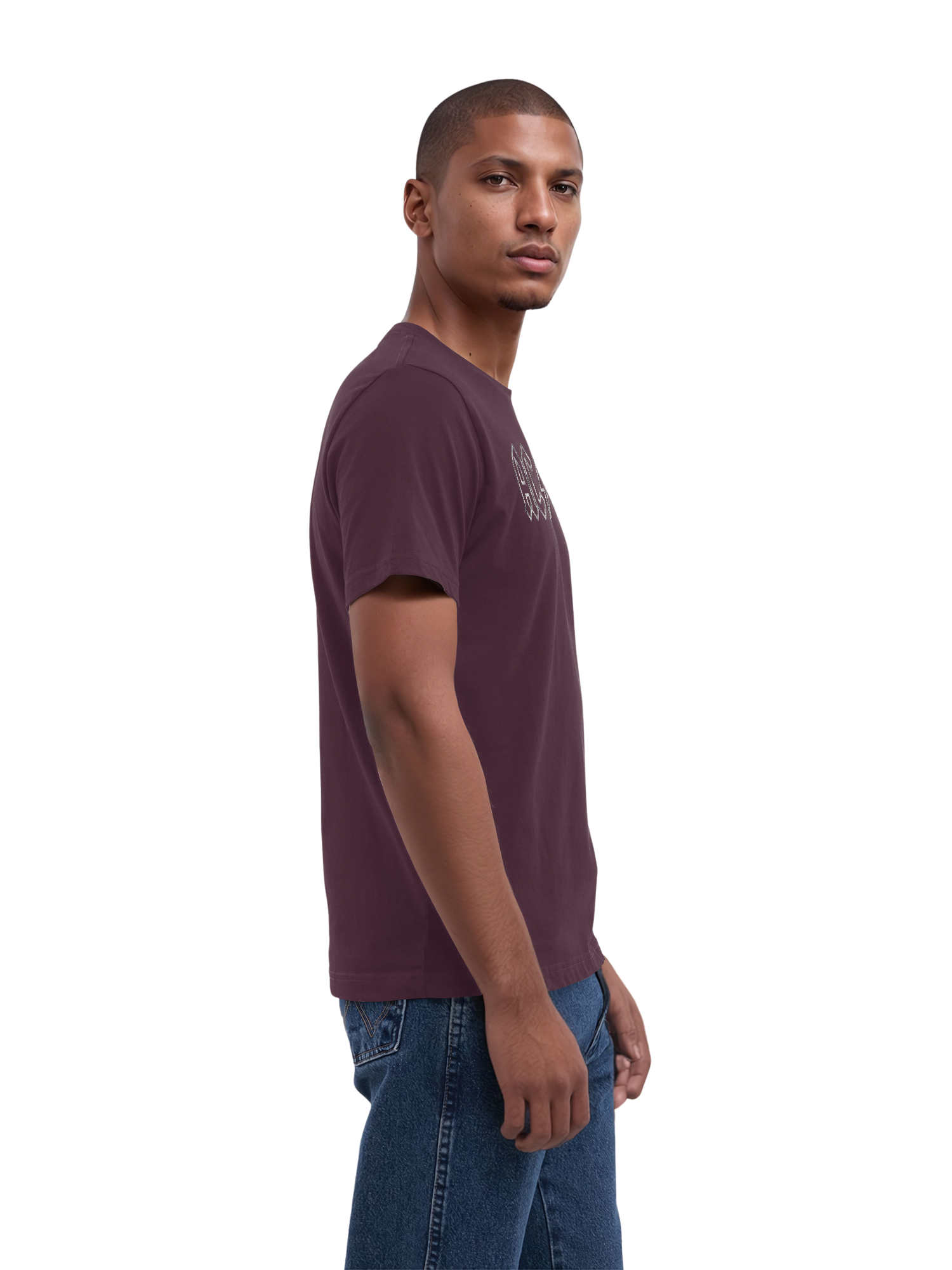 T-shirt organique de logo Jagged AC / DC