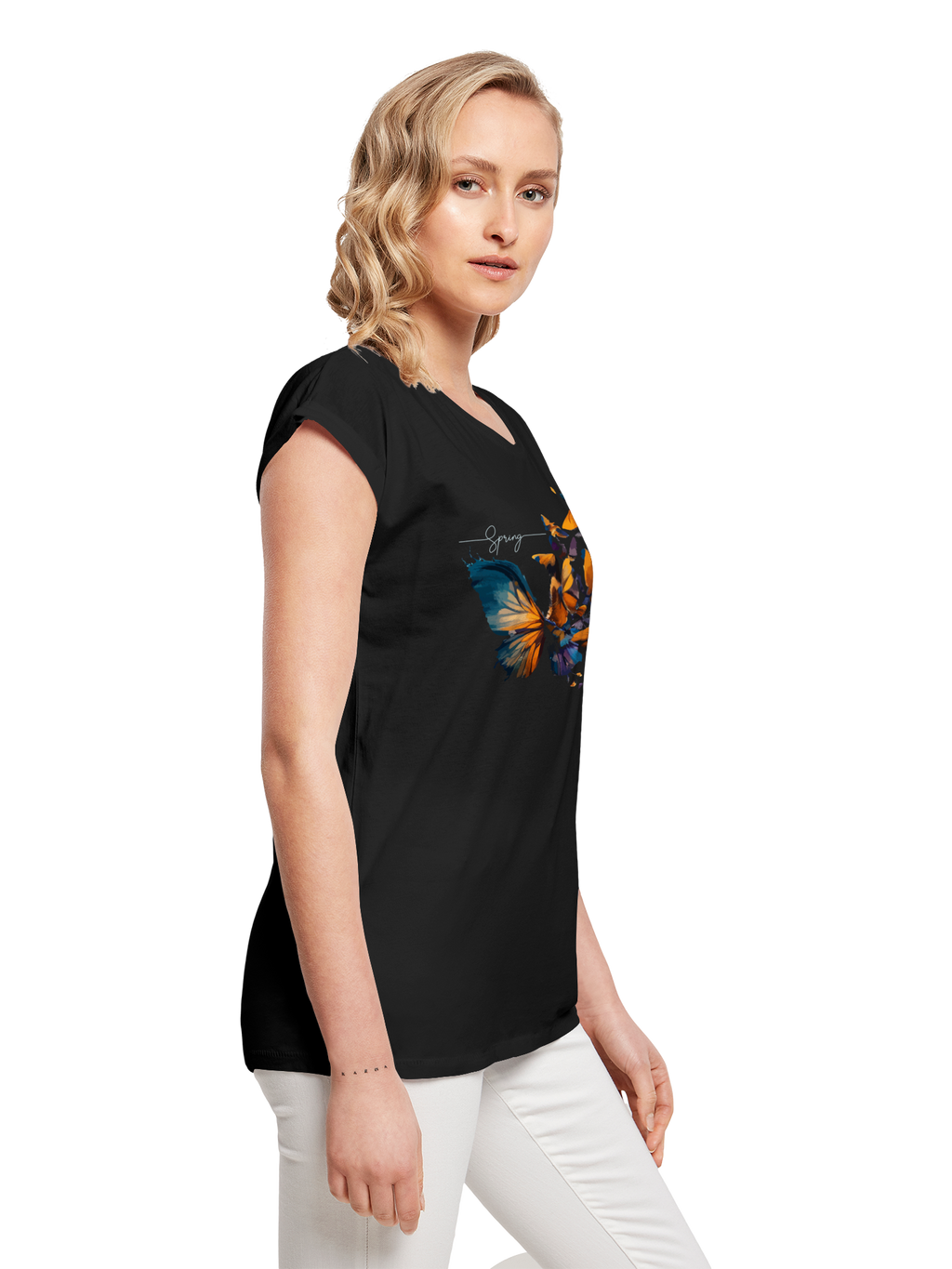 Butterfly of butterflies Ladies Extended Shoulder T-Shirt