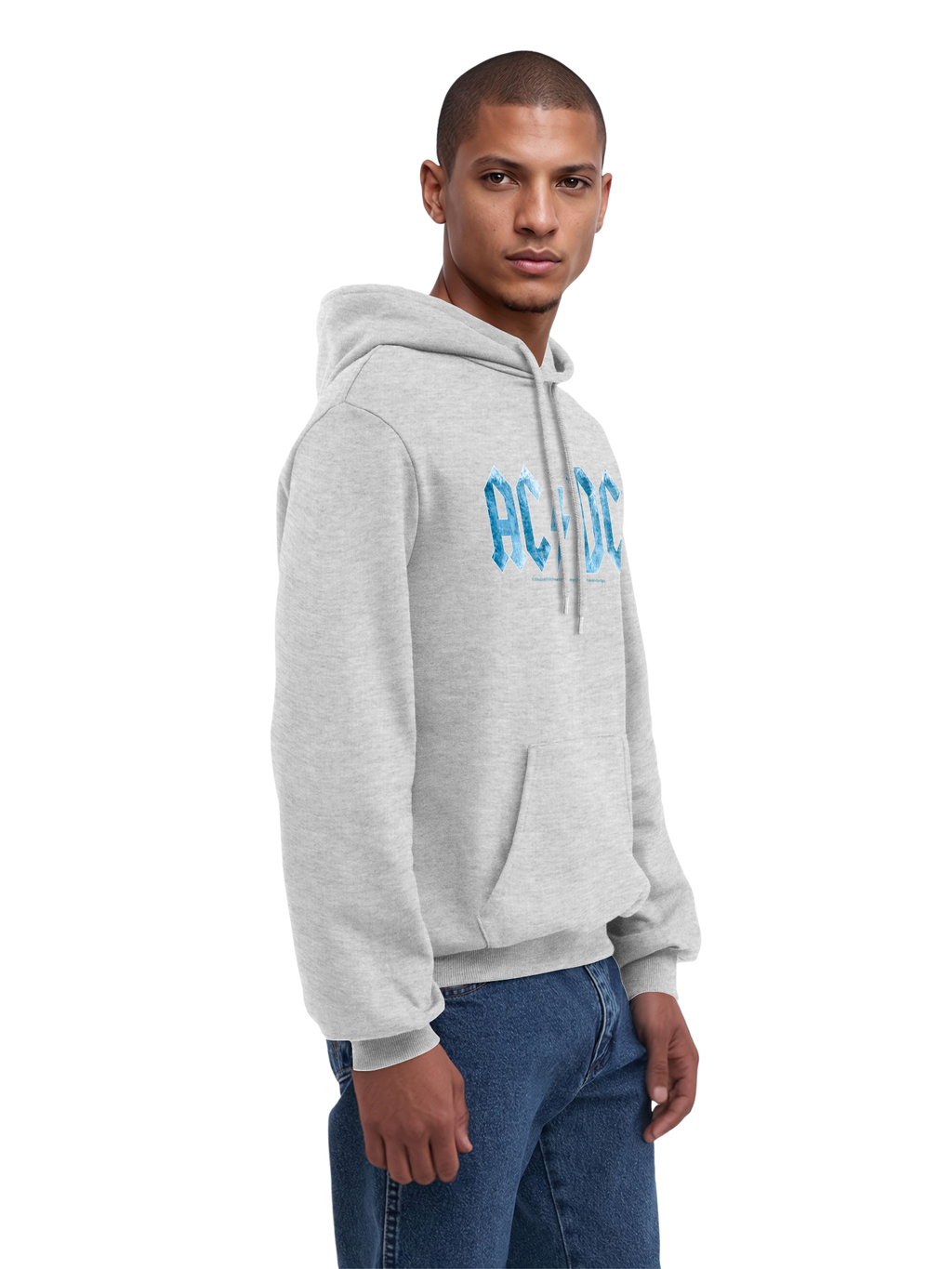 ACDC Blue Ice Logo Herren Hoodie