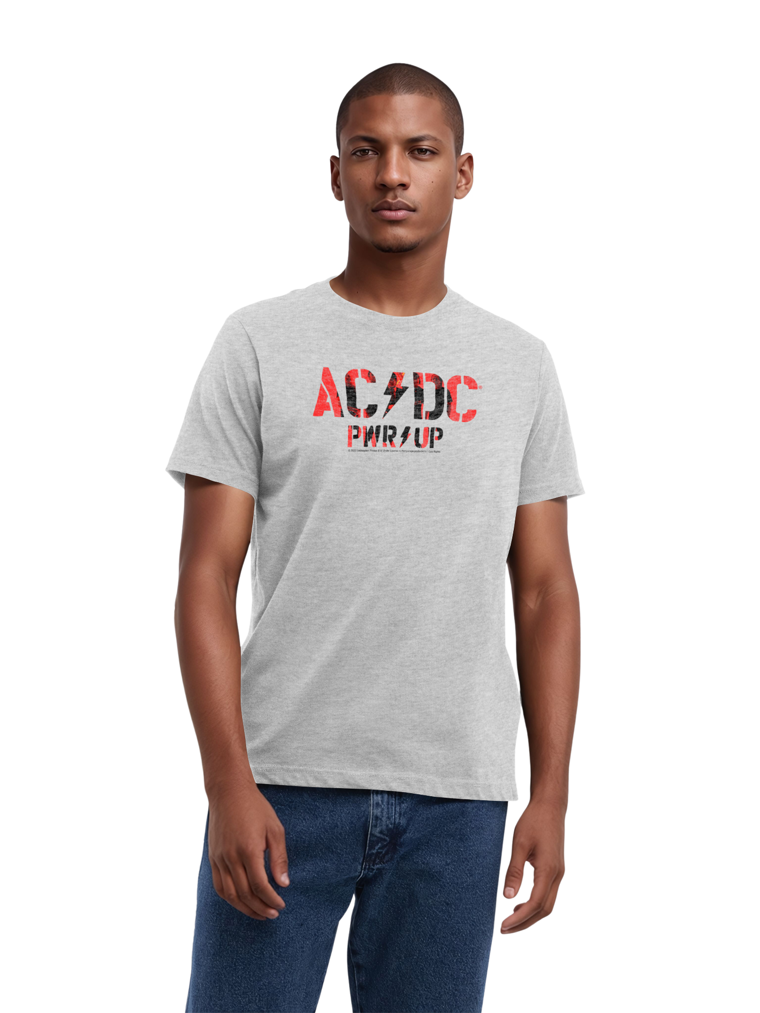 T-shirt organique du logo AC / DC Pwrup Photo