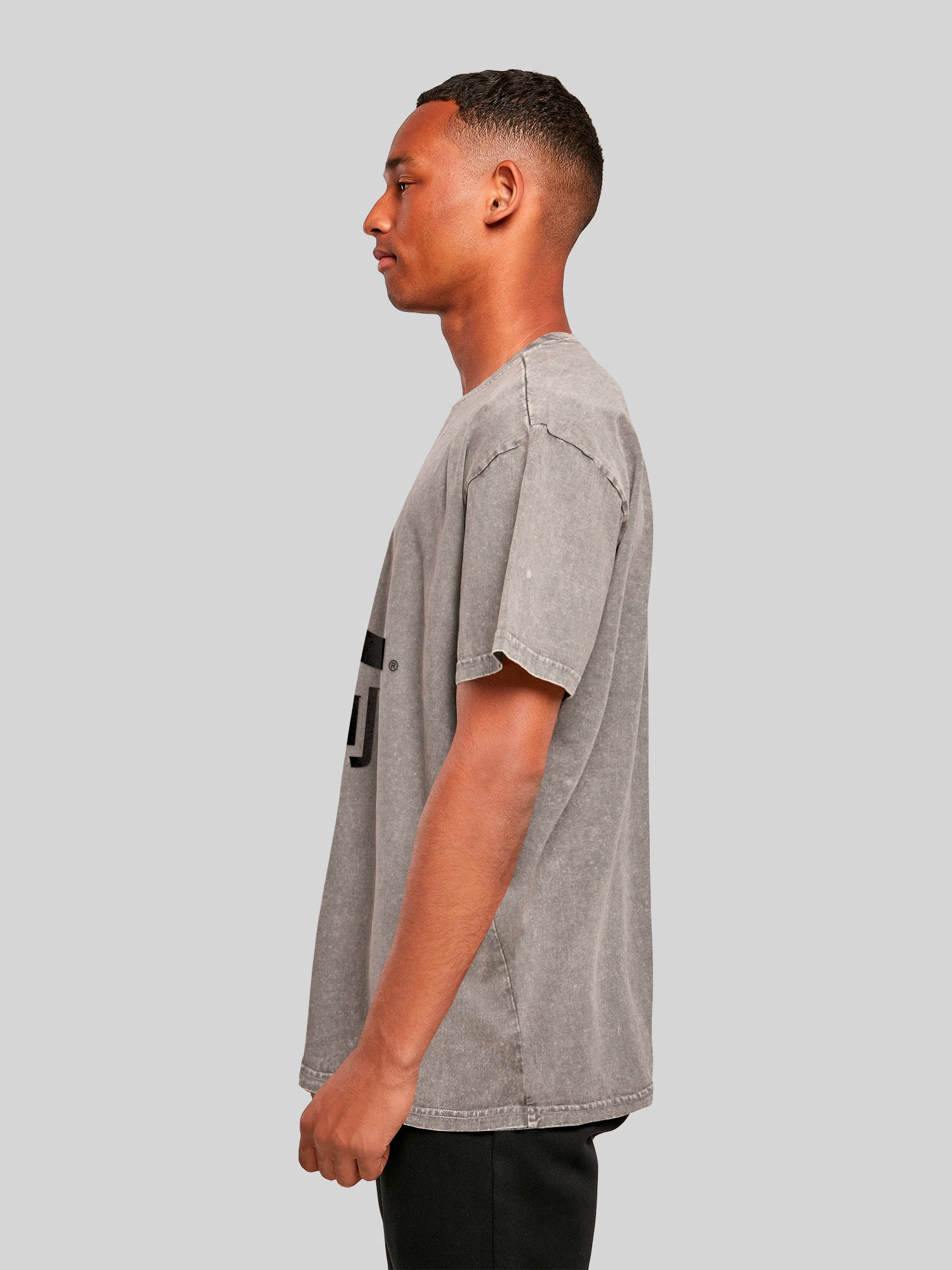 Atari Beijing black Retro Arcade Games with Acid Washed Heavy Oversize Tee