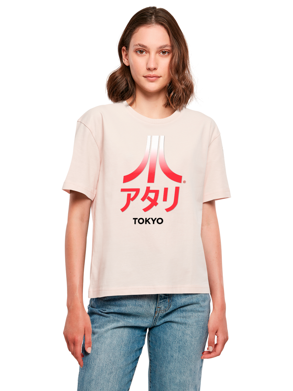 Atari Tokyo Retro Arcade Spiele Damen Alltags-T-Shirt