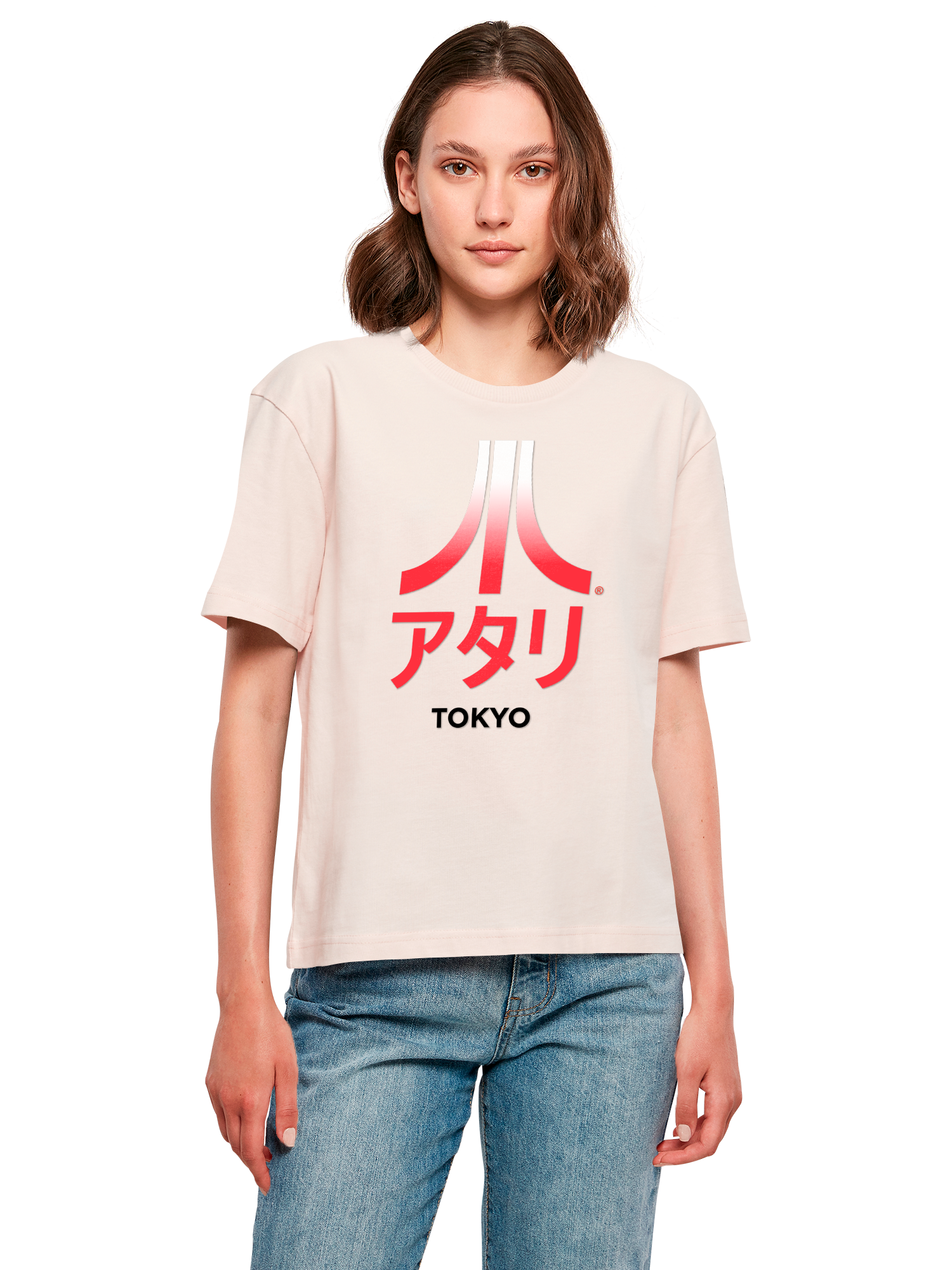 Atari Tokyo Retro Arcade Games with Ladies Everyday Tee