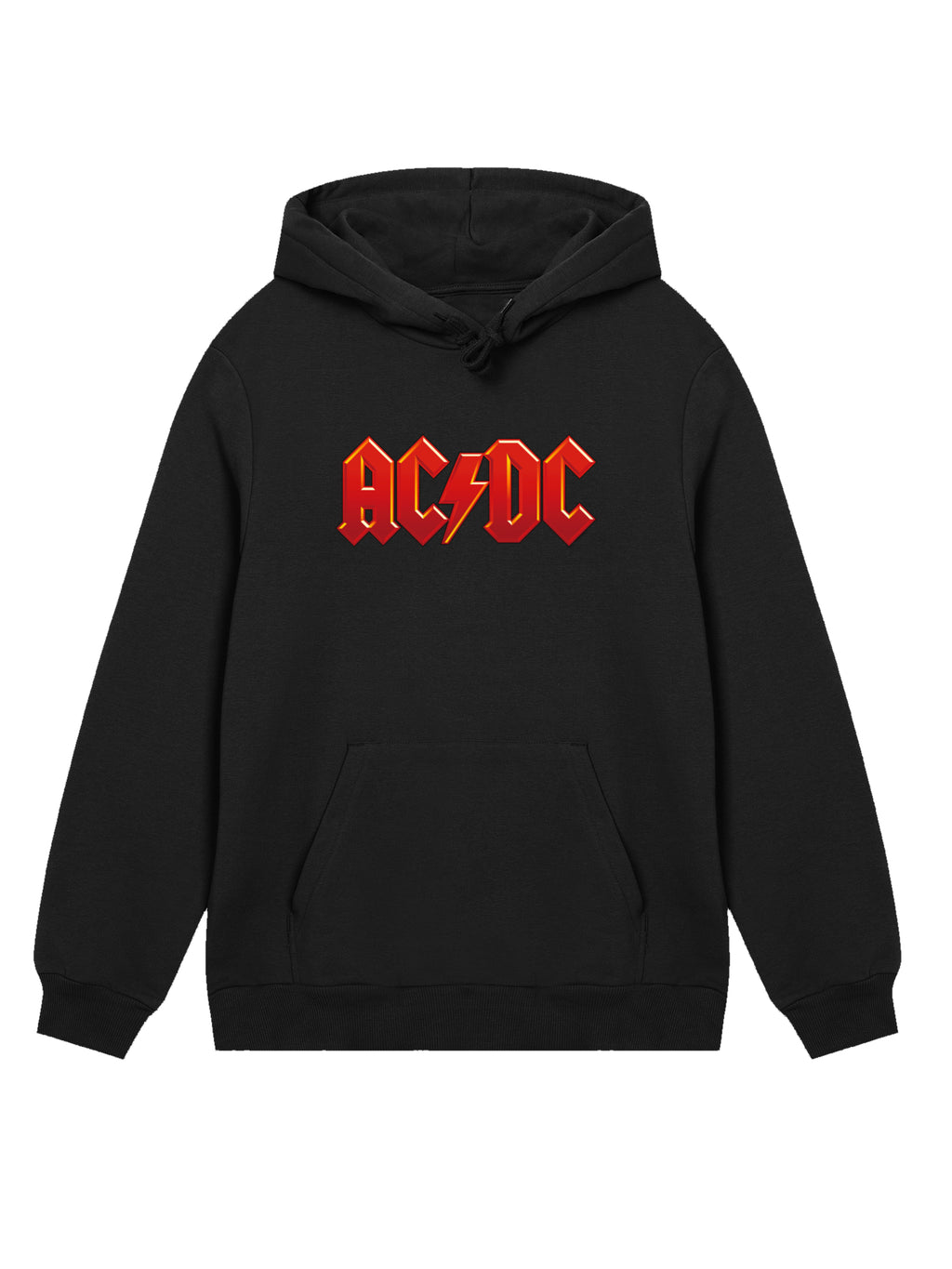 ACDC Dunkelrotes Logo Herren Hoodie