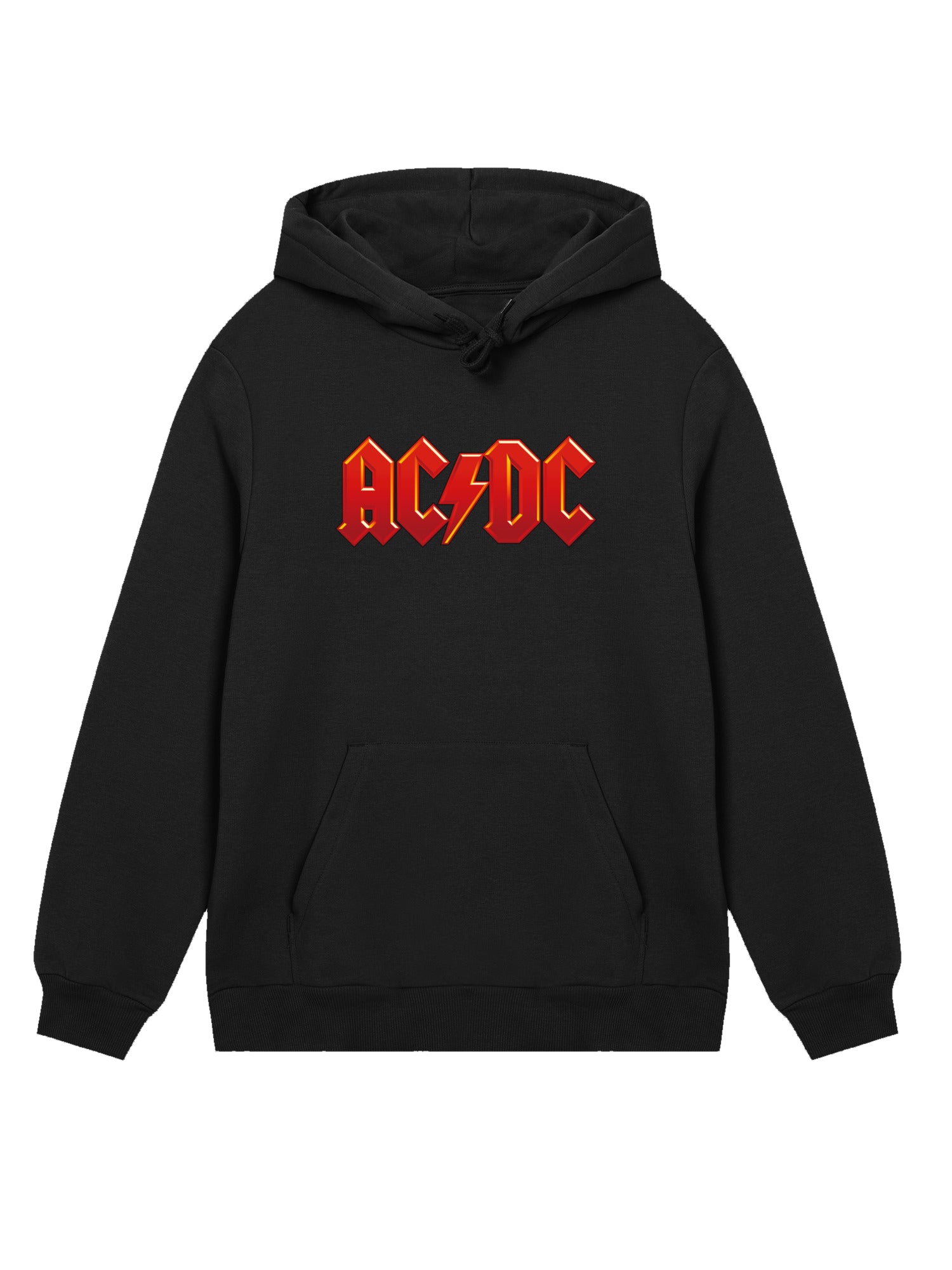 ACDC Dunkelrotes Logo Herren Hoodie