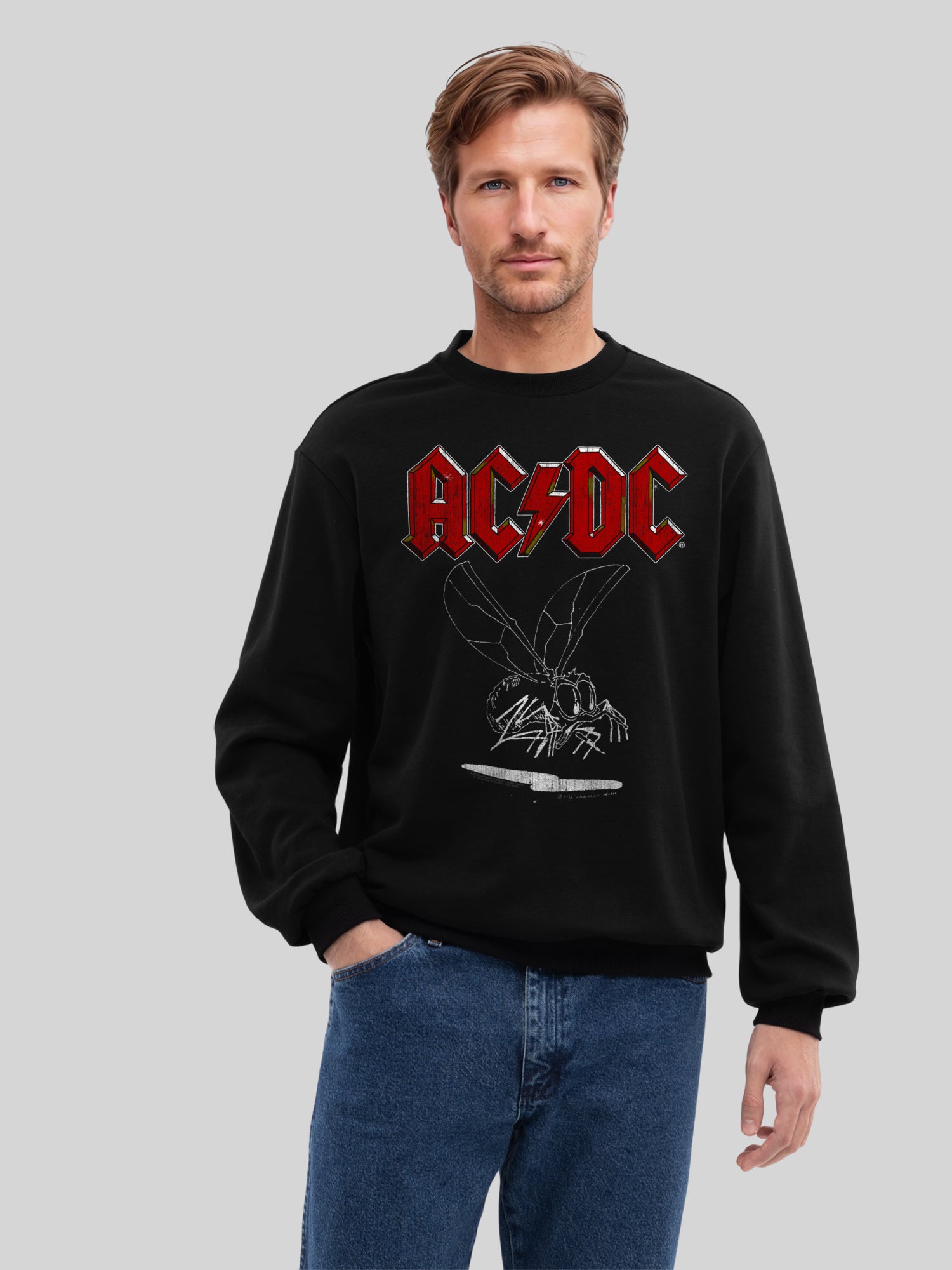 AC / DC Fly on the Wall 1985 Sweat-shirt biologique masculin