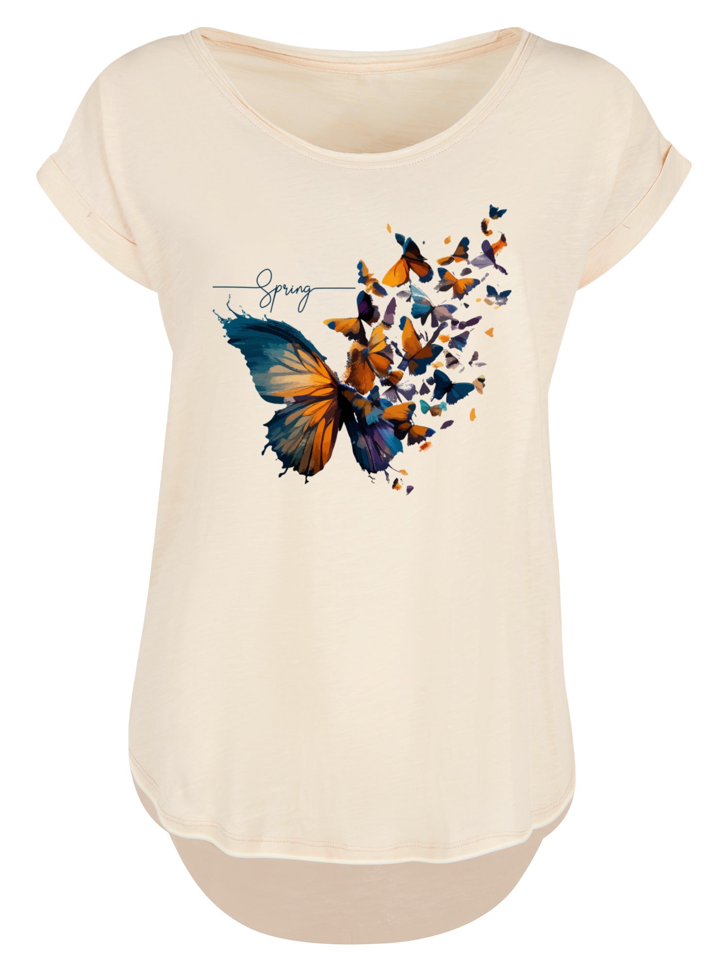 Schmetterling der Schmetterlinge Damen Long T-Shirt