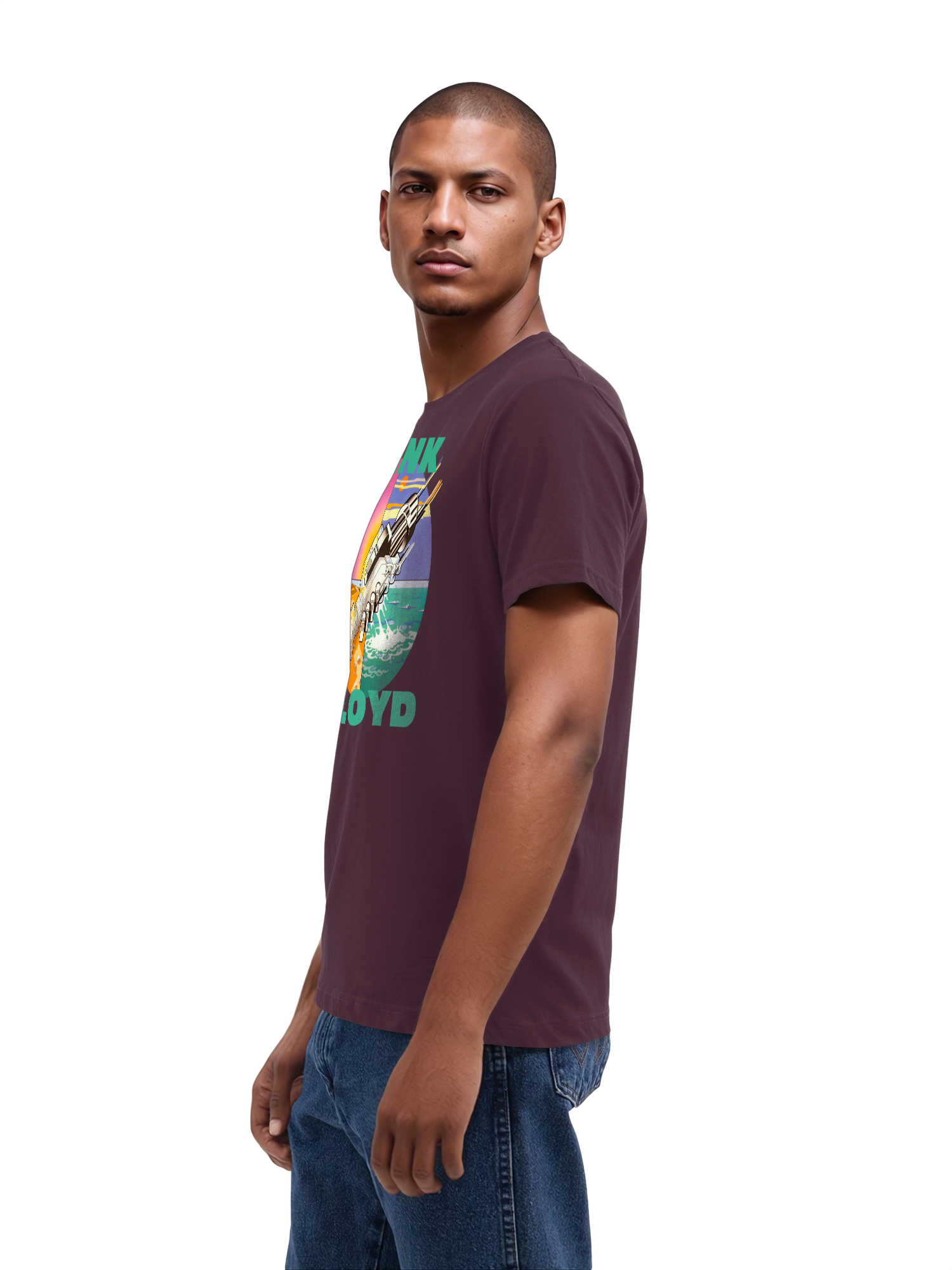 Pink Floyd souhaite que vous soyez ici T-shirt biologique pour hommes