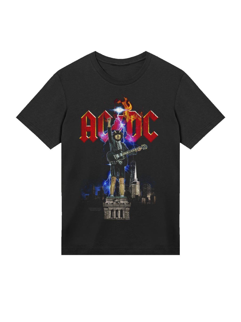 AC / DC Angus NYC Lightning Men's Organic T-shirt