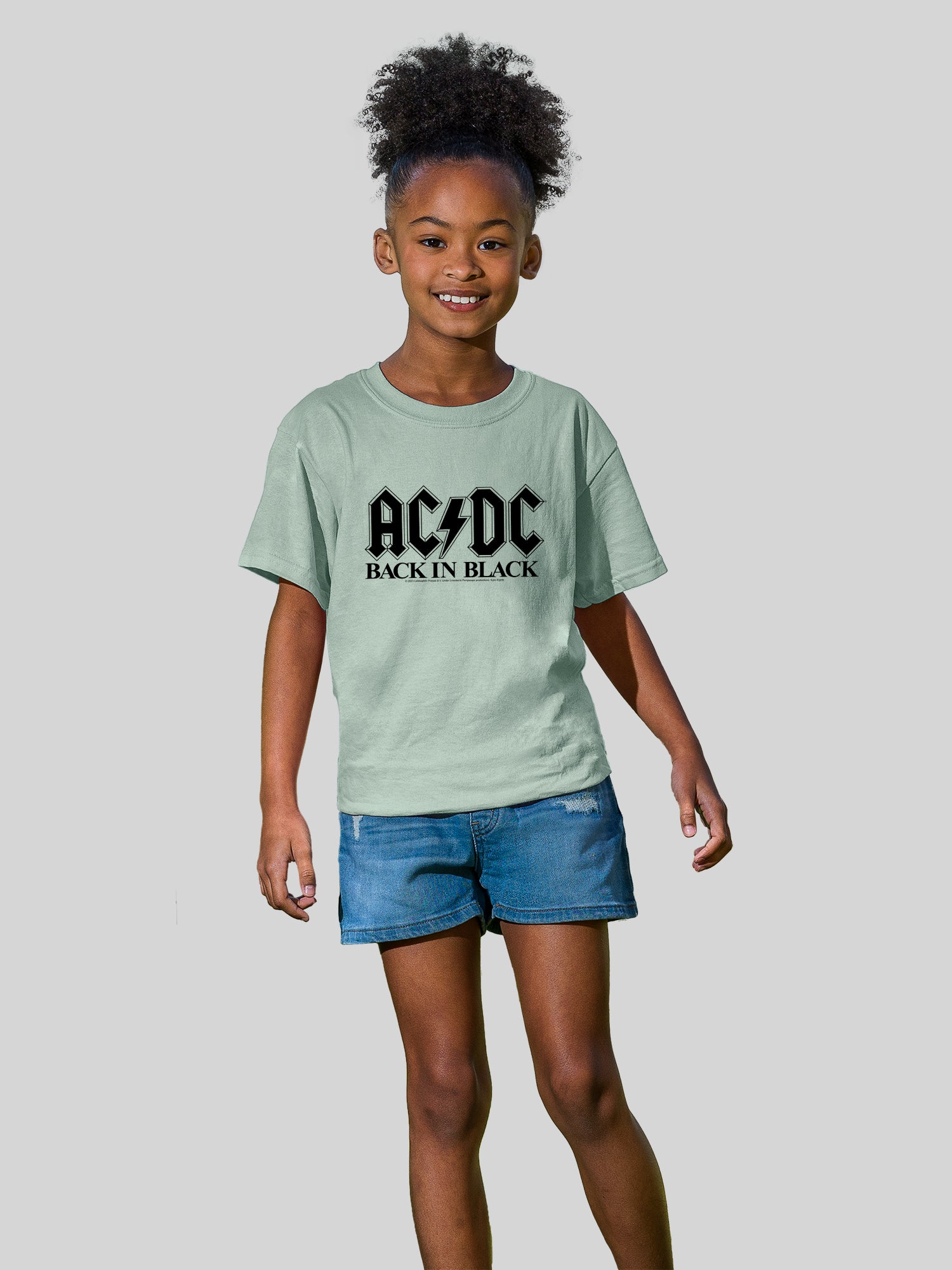 ACDC Back In Black Logo with Youth Buddy Tee