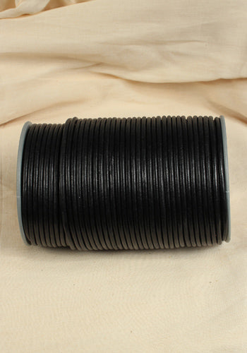 Lederschnur Creativa (2 mm) 1m, schwarz