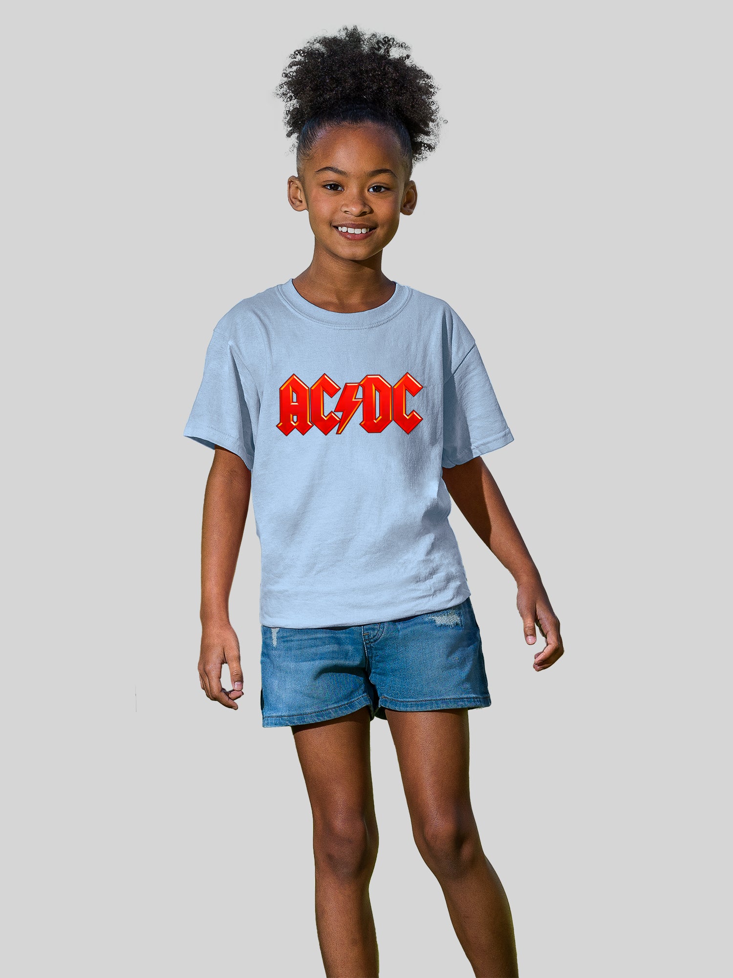 ACDC LOGO DE RED DARK AOP With Youth Buddy Tee