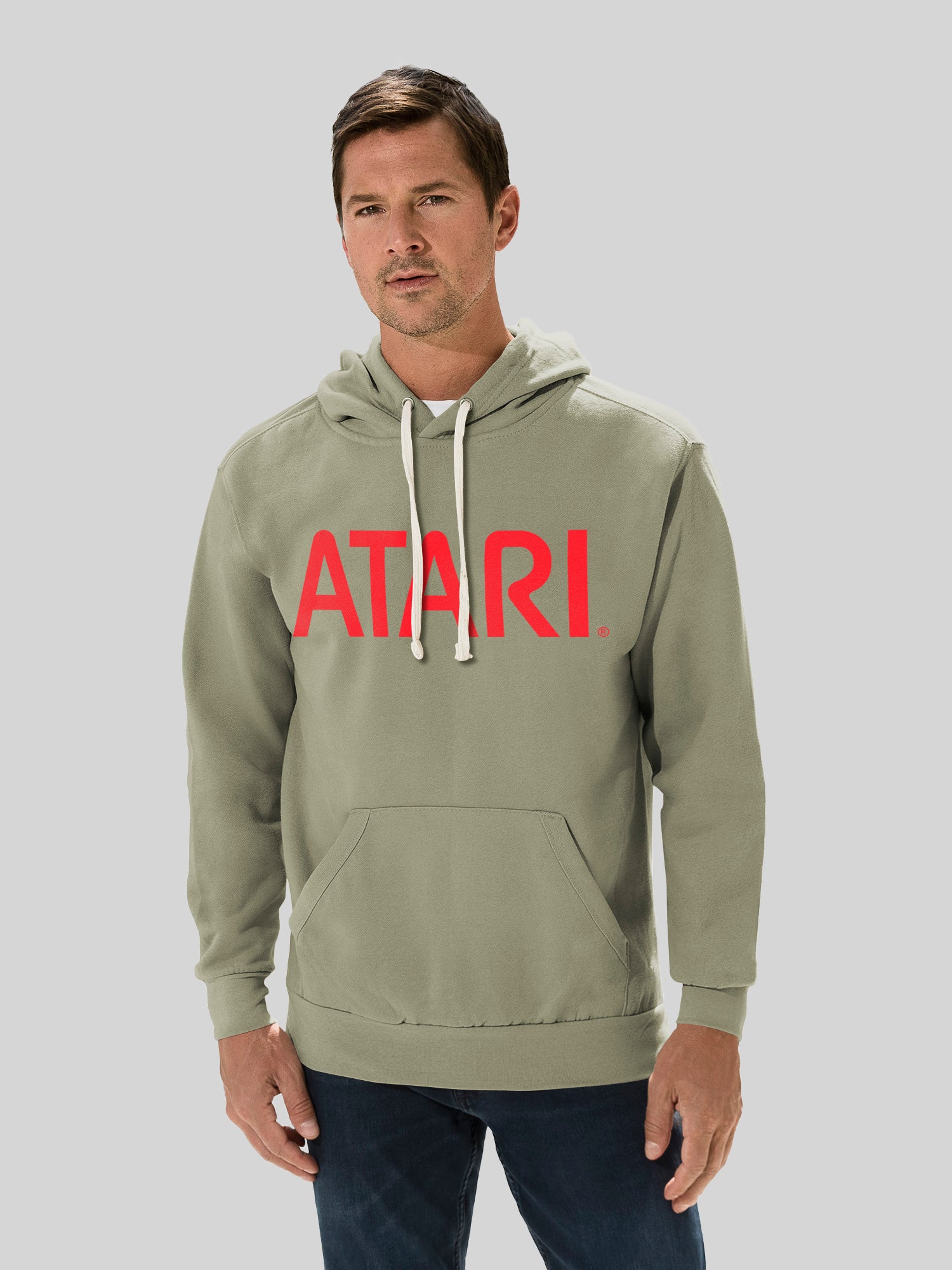 Atari Games Red Retro Gaming mit Vintage Fleece Hood