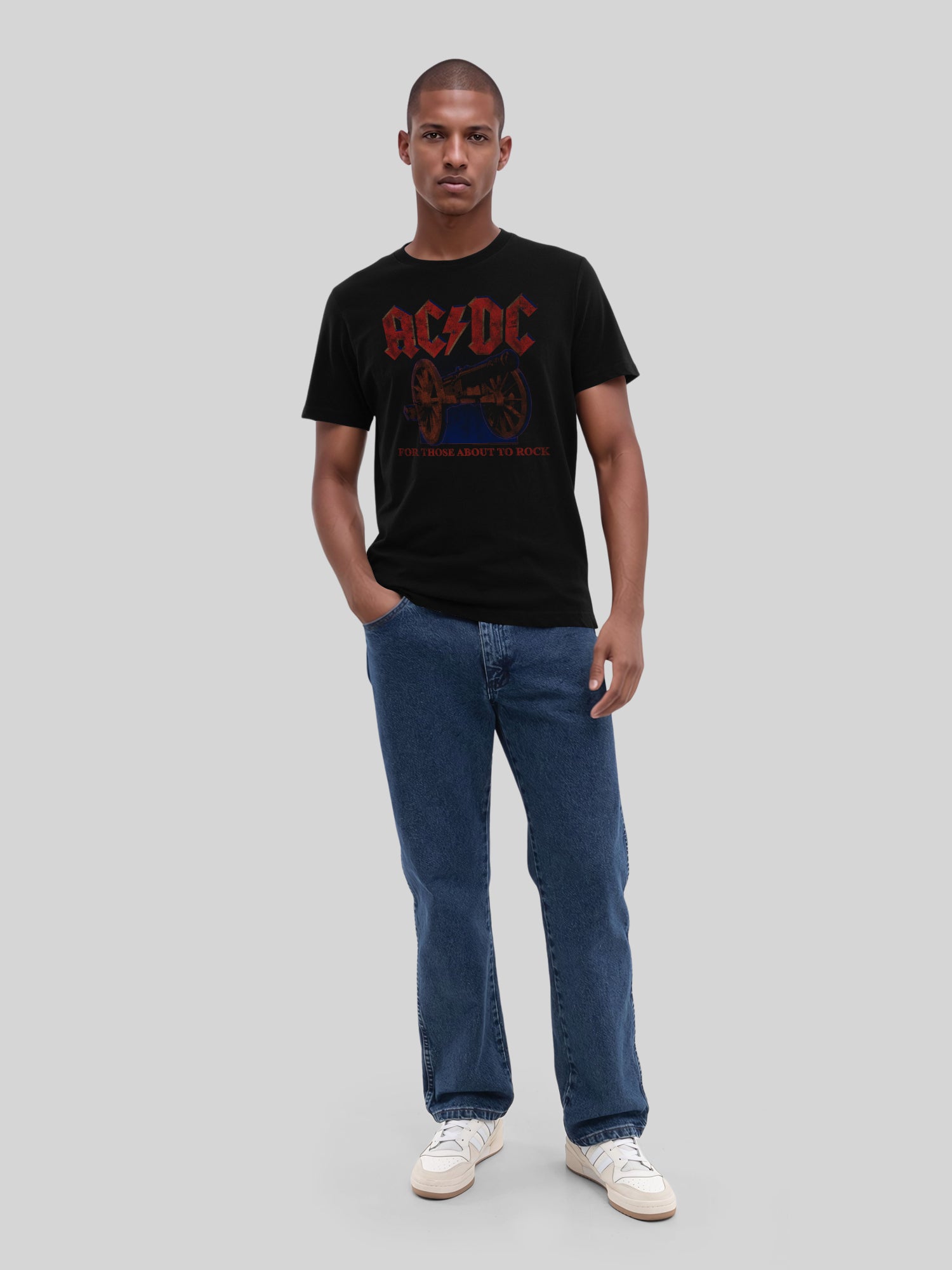 AC / DC pour ceux qui sont sur le point de faire basculer le T-shirt biologique pour hommes canon