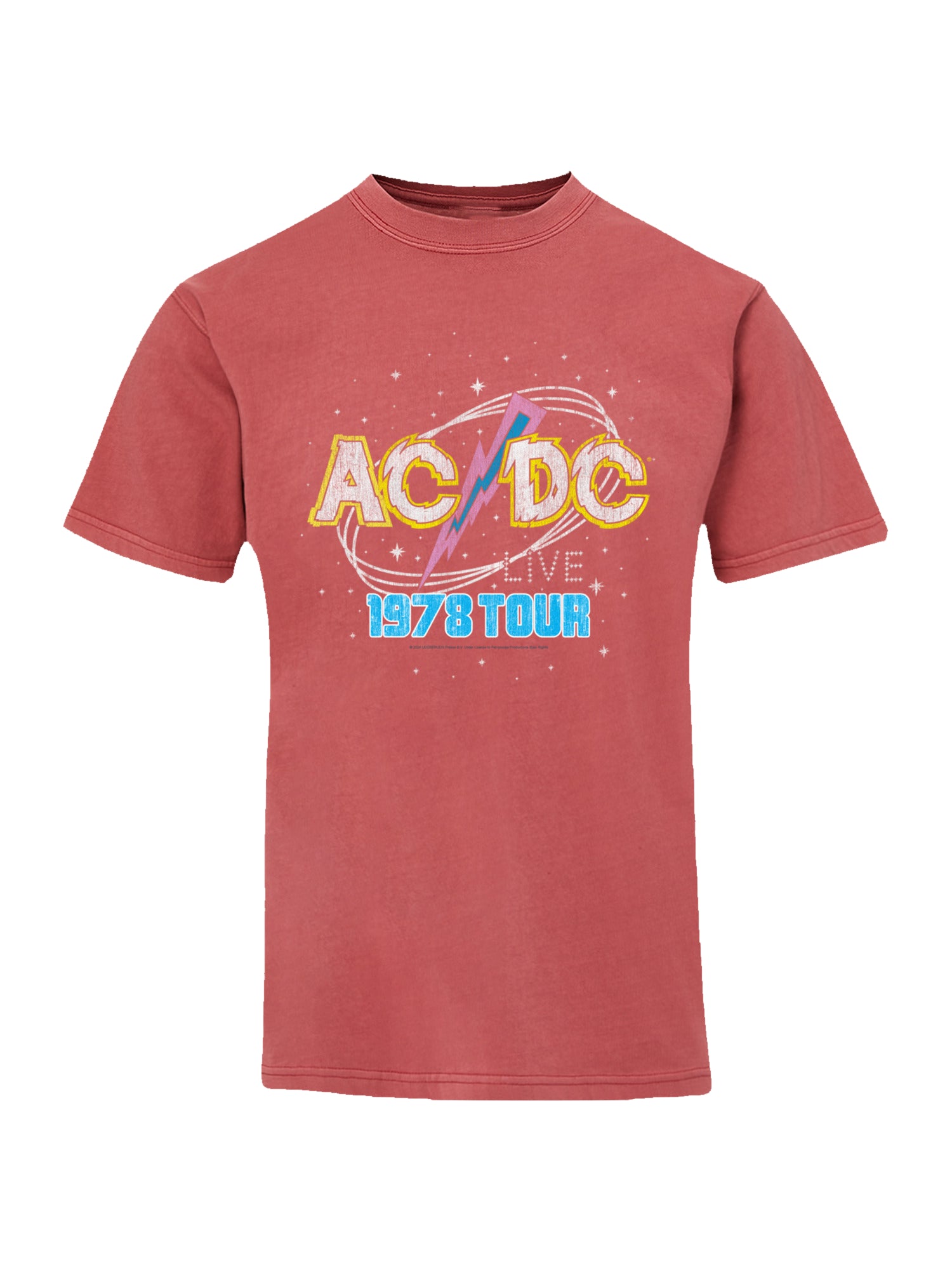 AC/DC 1981 Live Tour Coastal Color T-Shirt