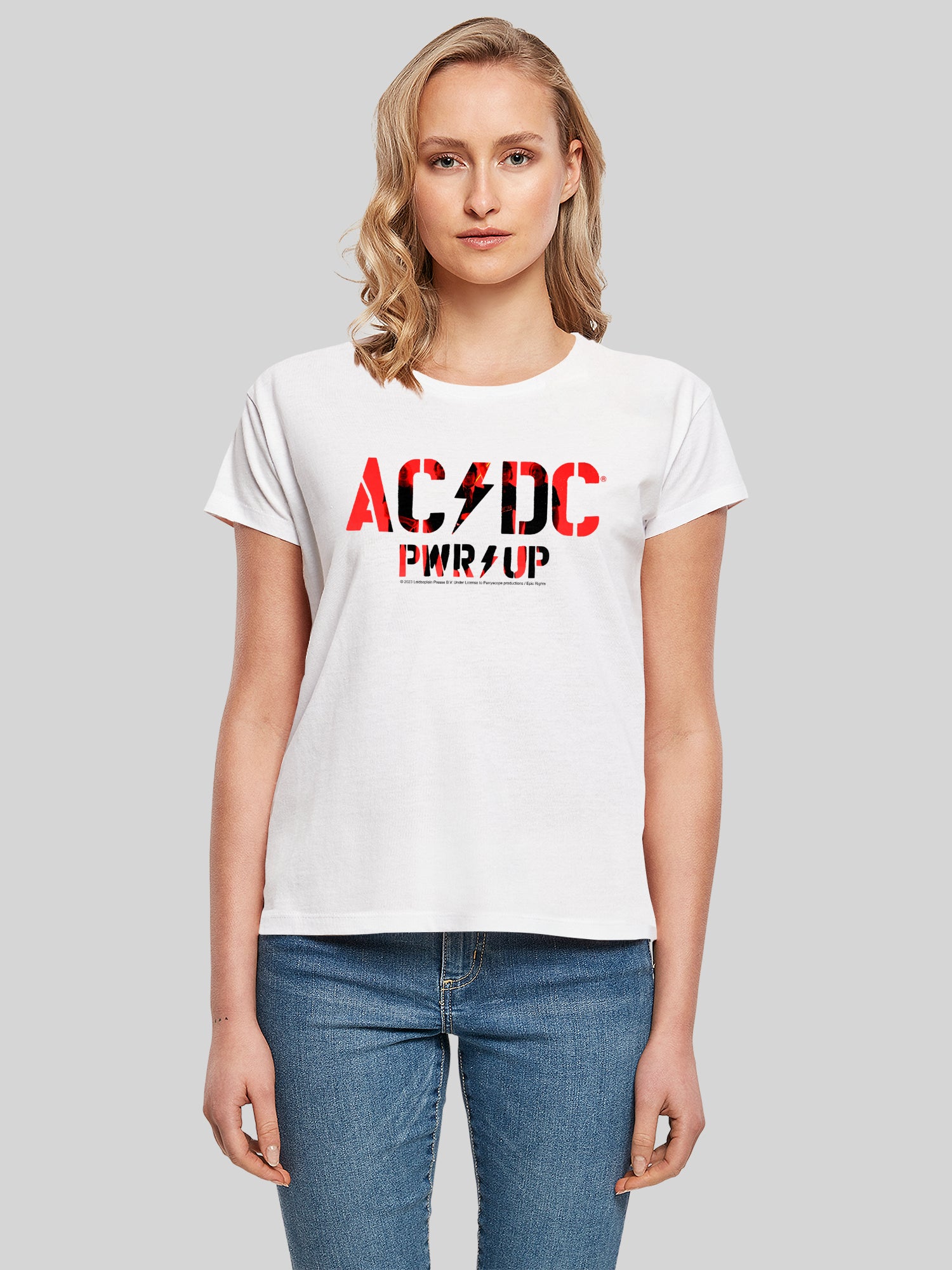 T-shirt de logo AC / DC Pwrup Photo