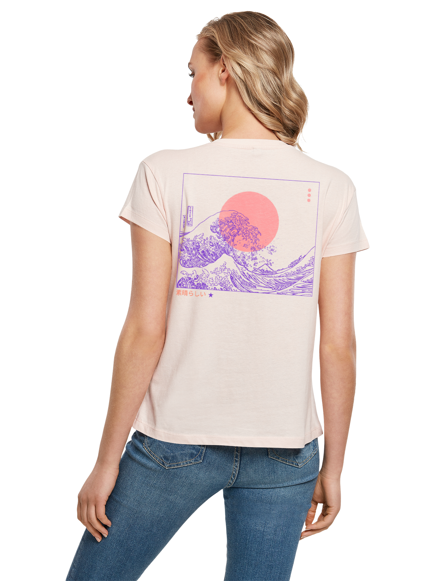 Kanagawa Welle Ladies Box T-Shirt