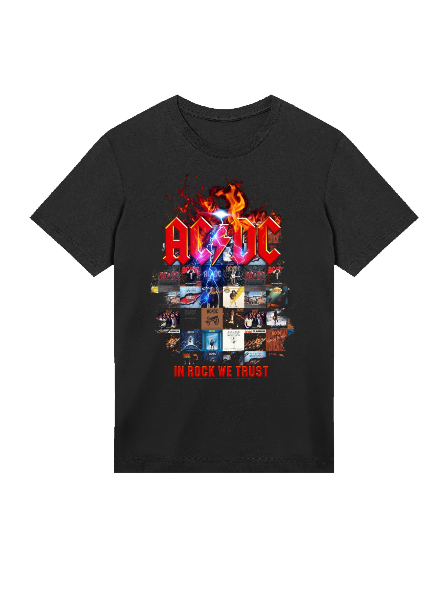 AC / DC dans Rock We Trust L'album couvre le t-shirt organique masculin
