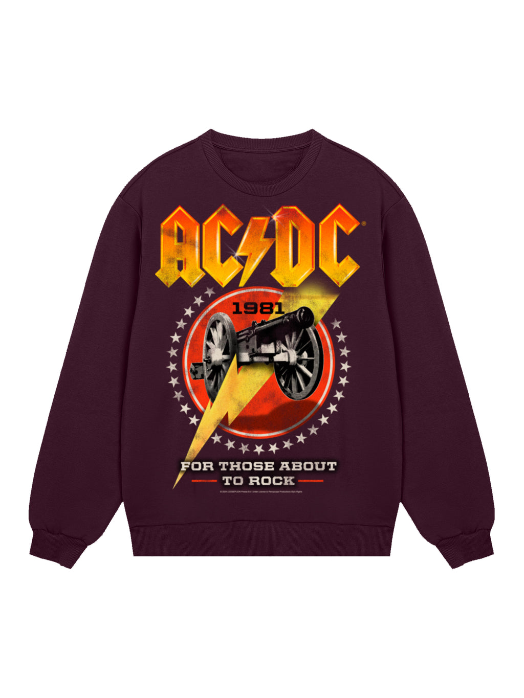 AC/DC para aquellos a punto de rockear 1981 Sweatshirt orgánico para hombres