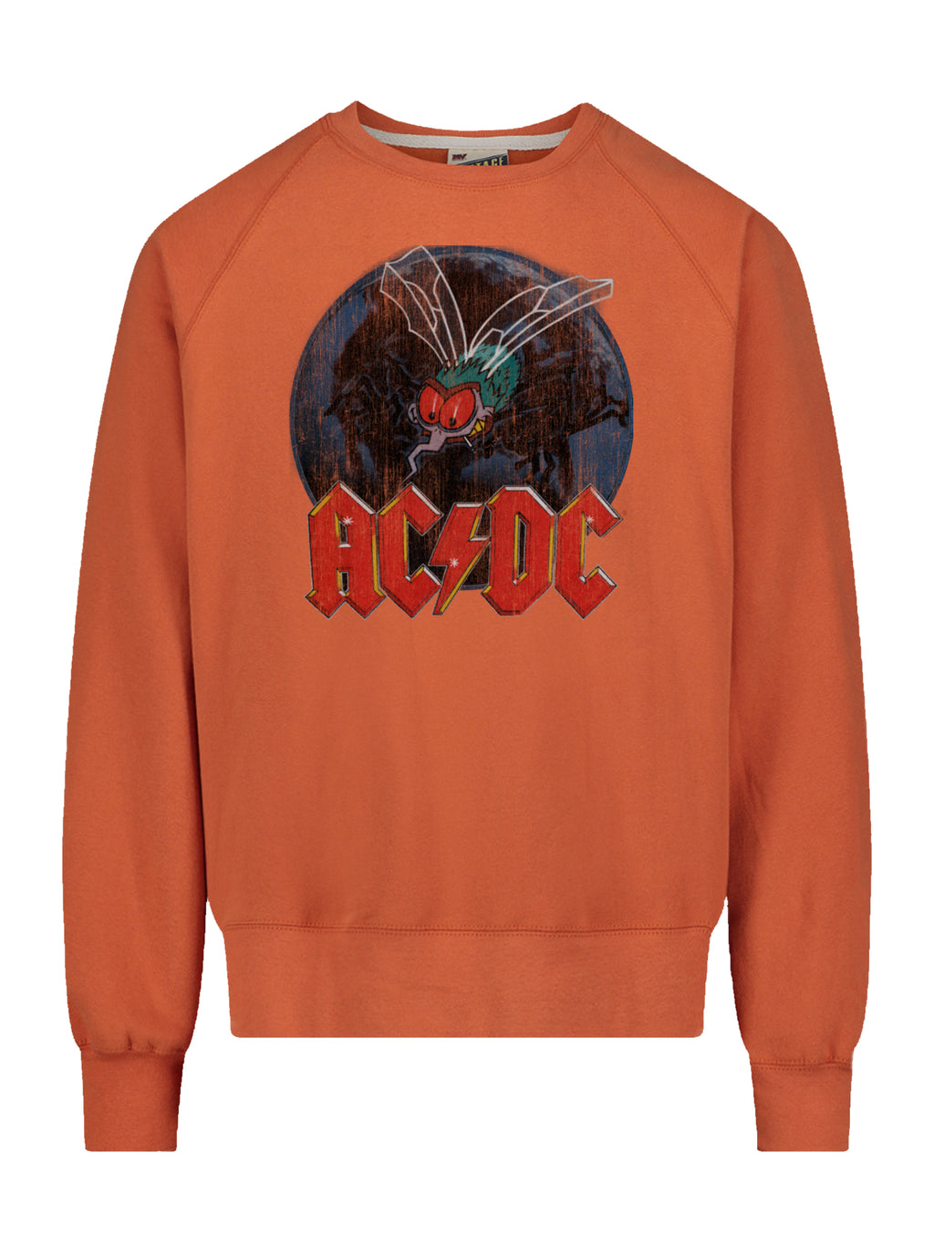 ACDC Fly On The Wall with Vintage Fleece Raglan Crew