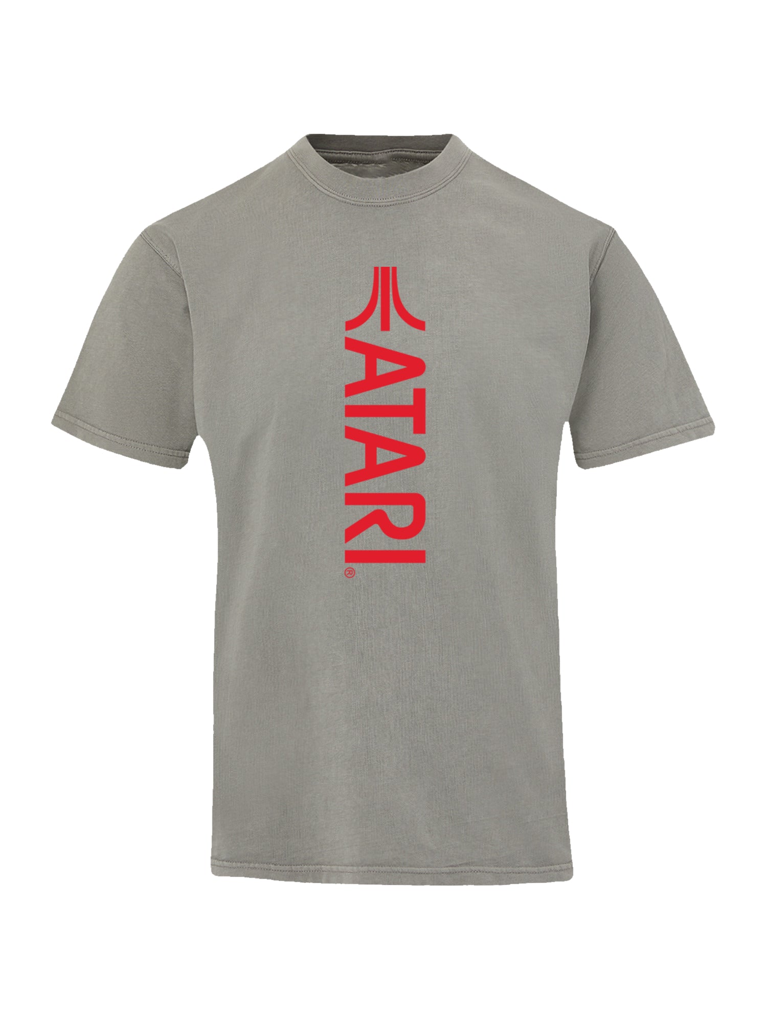 Juegos Atari Logotipo Vertical Red Retro Gaming con camiseta de color costero