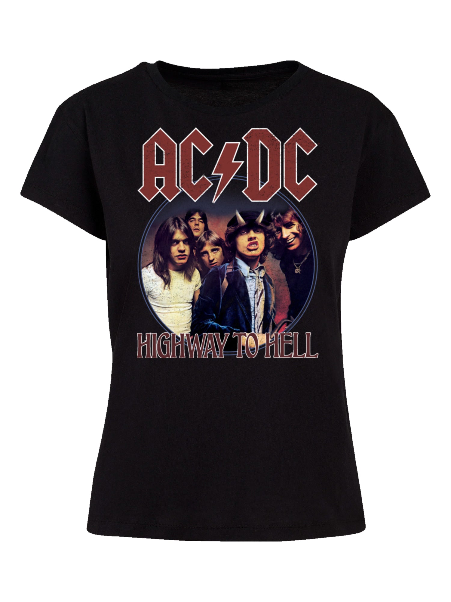 AC / DC Highway to Hell Circle Ladies Box T-shirt