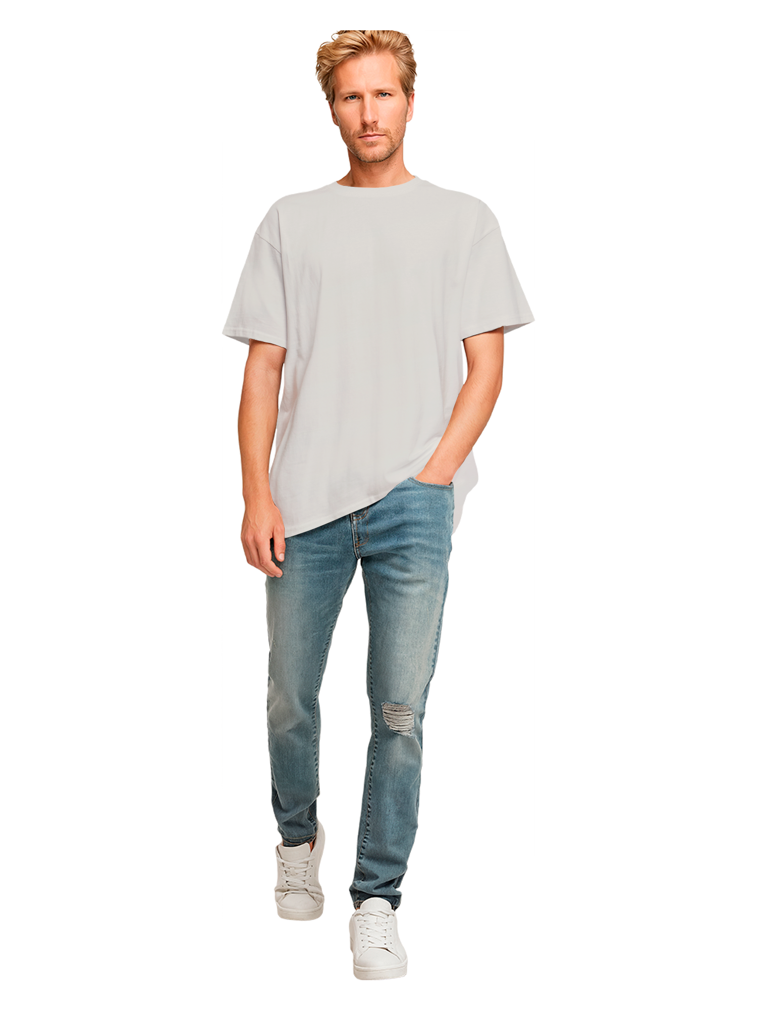 T-shirt surdimensionné lourde Kanagawa Wave