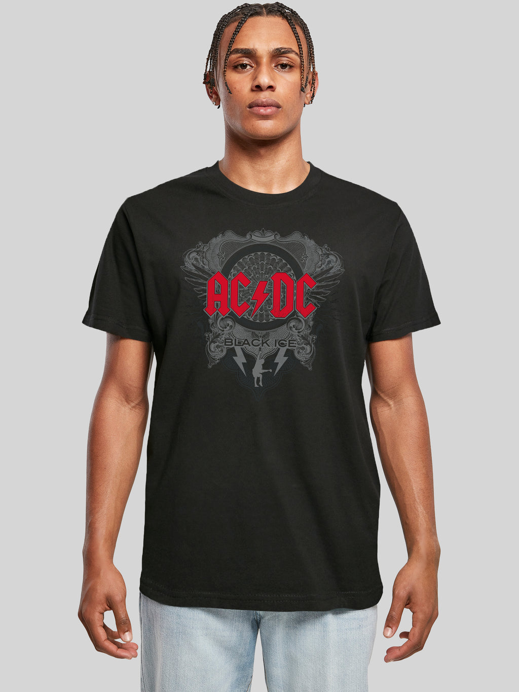 T-shirt masculin AC / DC Black Ice