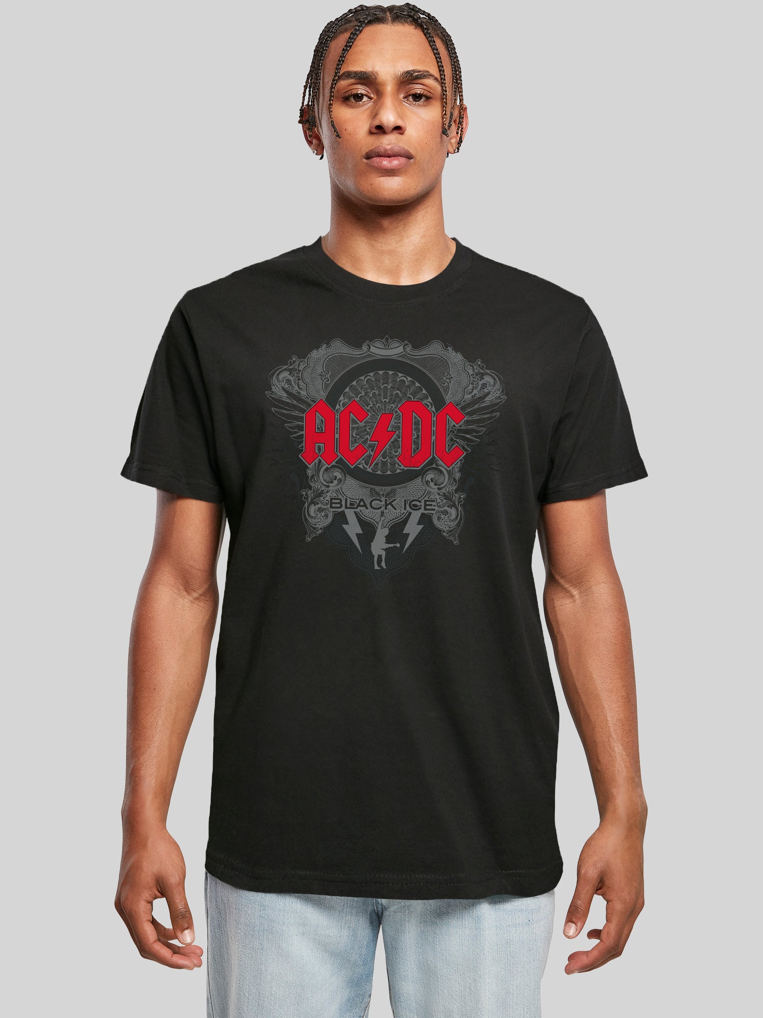 T-shirt masculin AC / DC Black Ice