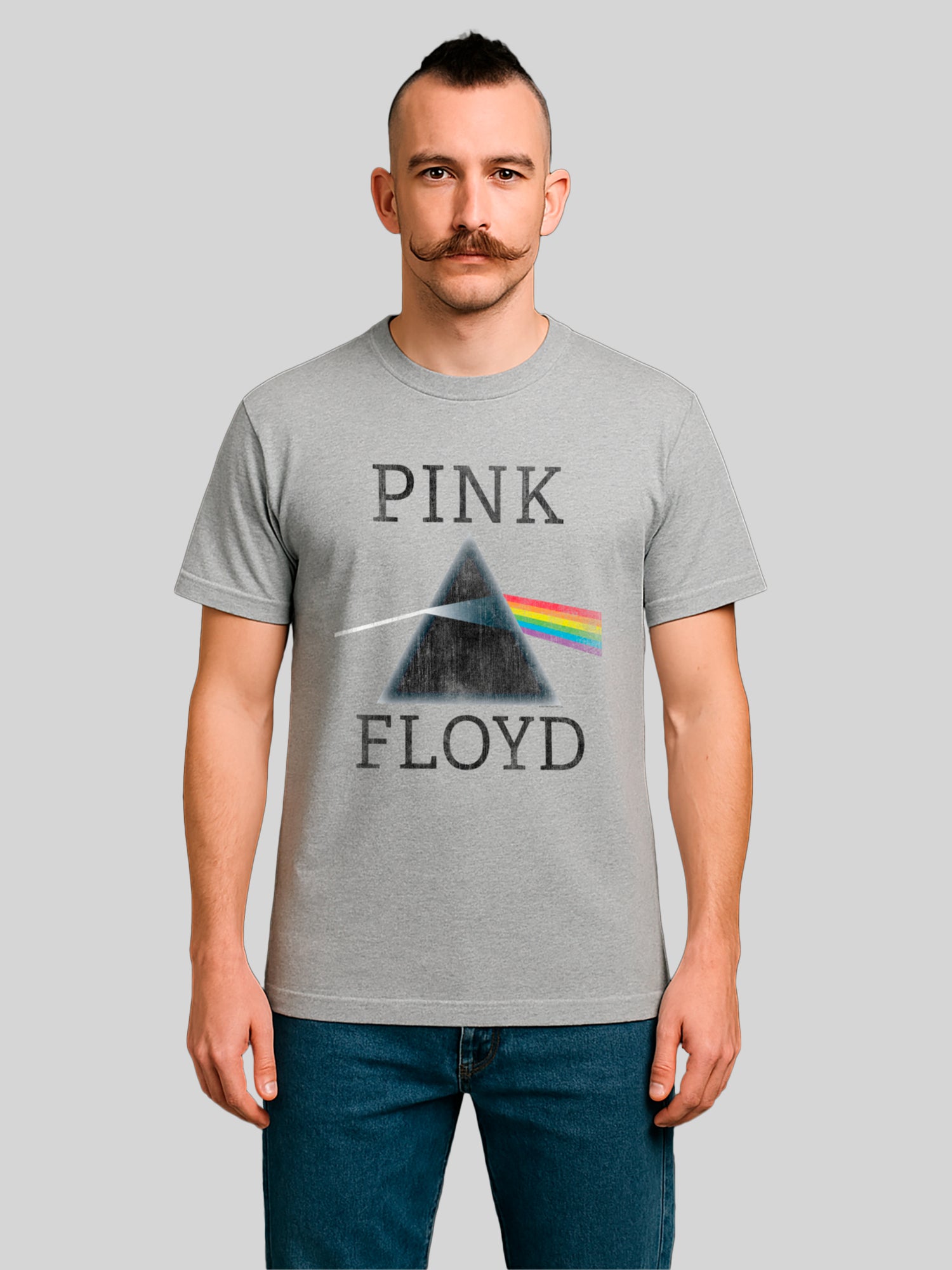 Camiseta orgánica de los hombres de Pink Floyd Dark Side of the Moon Prism