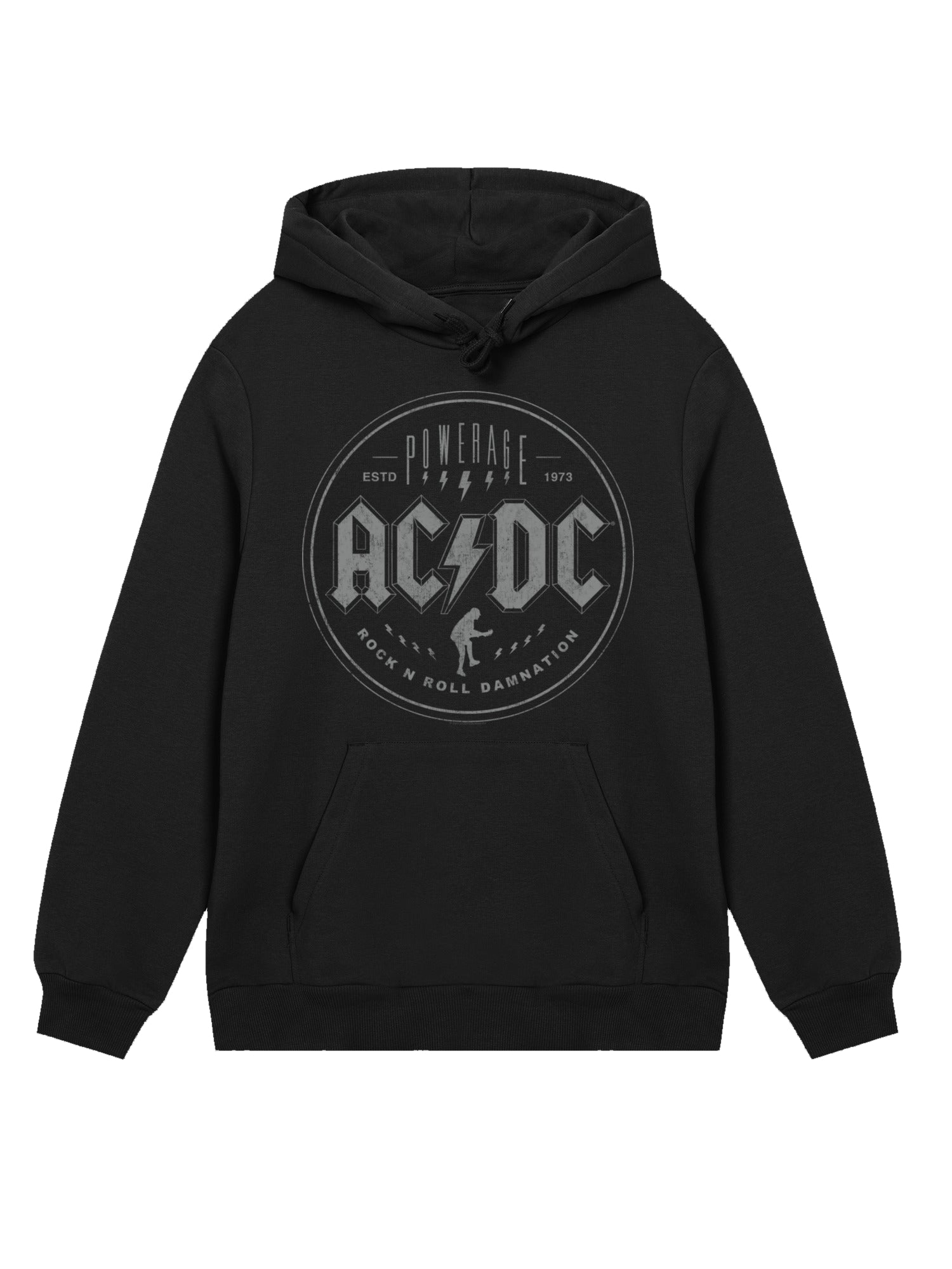 ACDC Rock N Roll Damnation with True Blanks | Mens Regular Hoodie