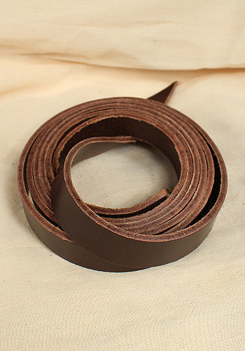 Belt Strap Full-Grain Leather 24 mm Dark Brown