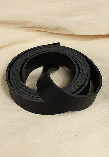 Belt Strap Full-Grain Leather Black