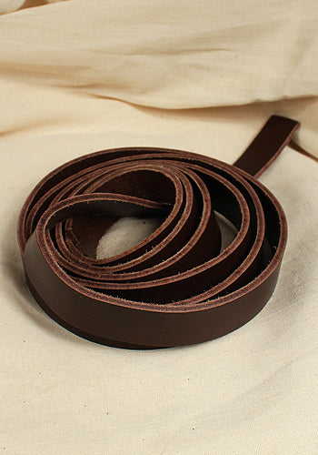 Belt Strap Full-Grain Leather 28 mm Dark Brown