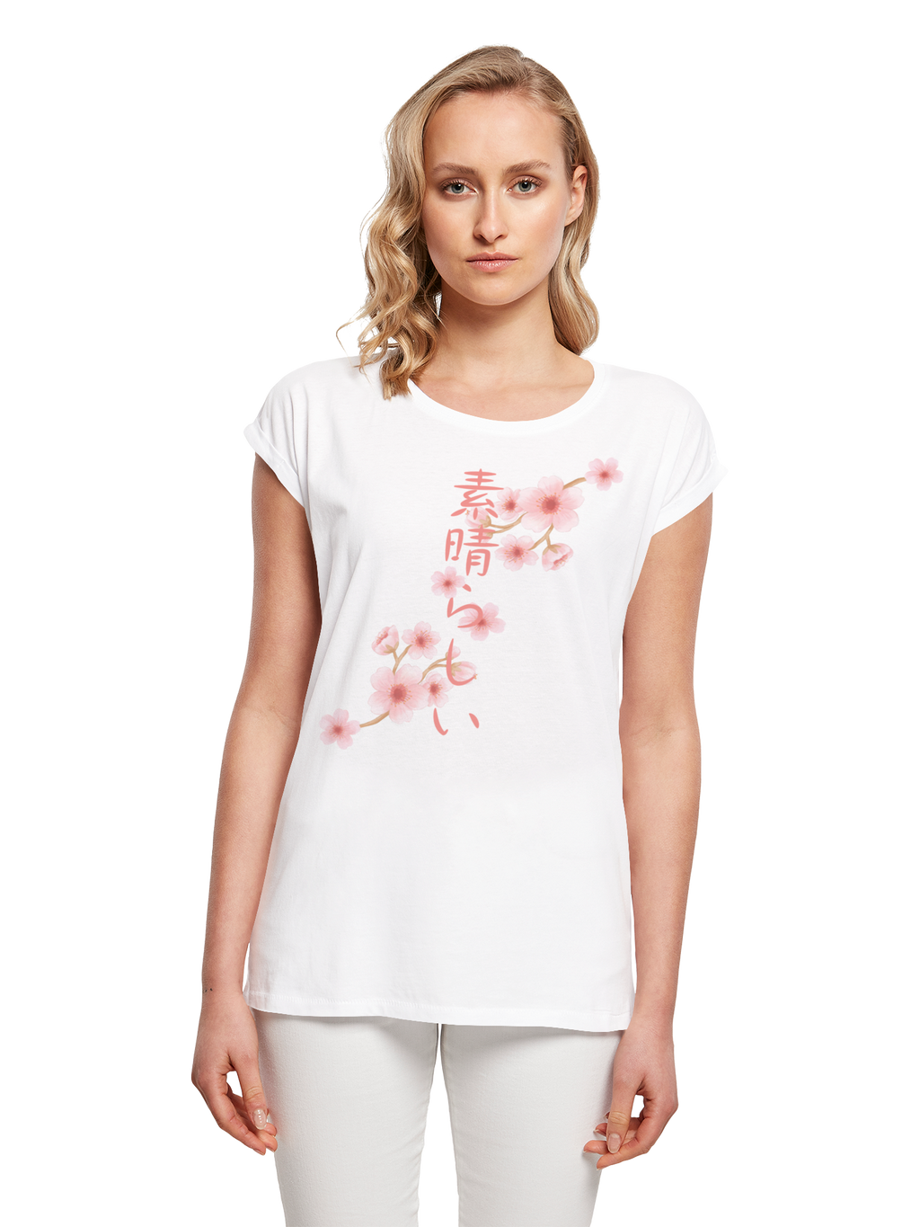 Camiseta de damas de Kirschblüten Asien