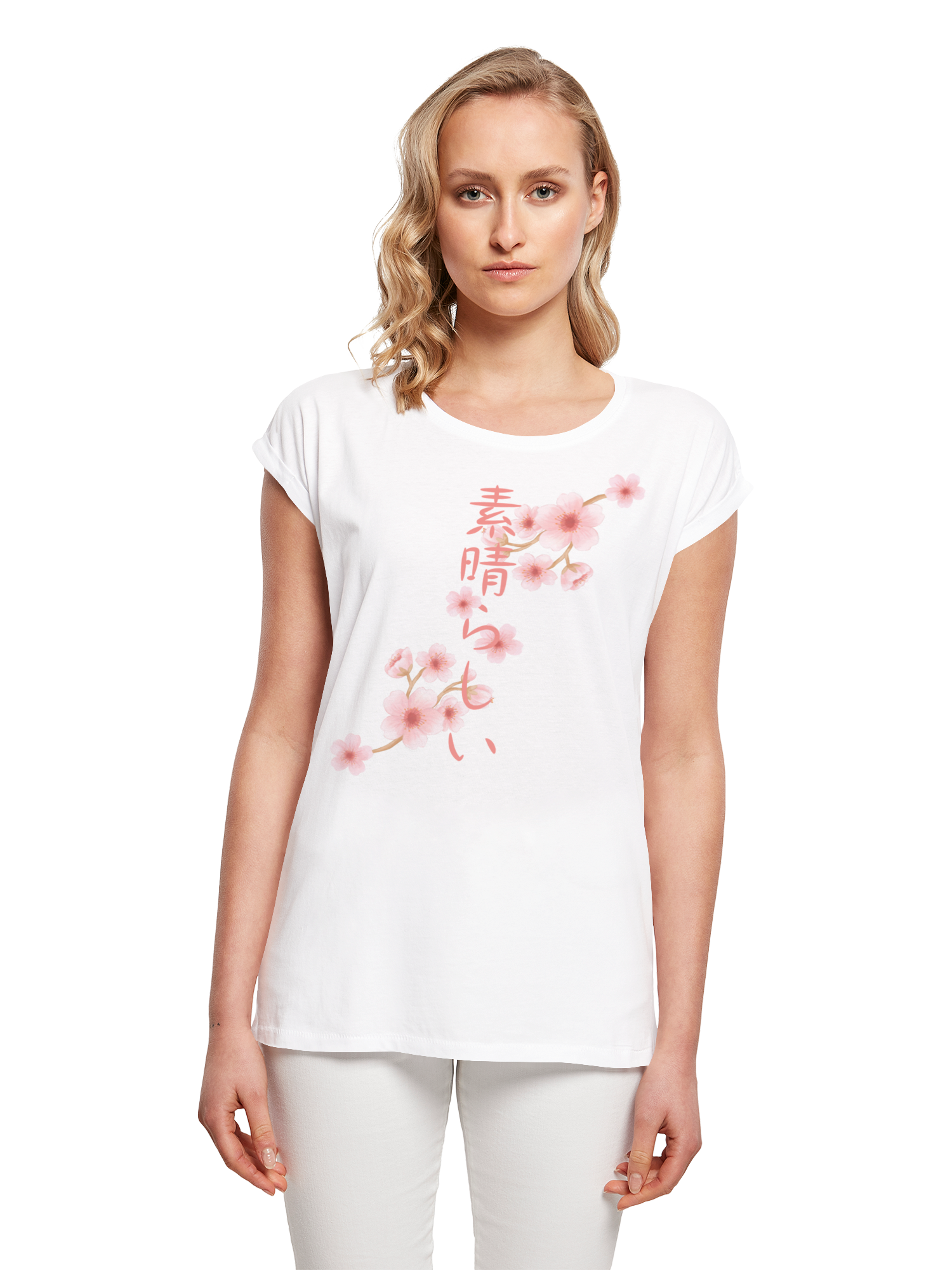 Camiseta de damas de Kirschblüten Asien