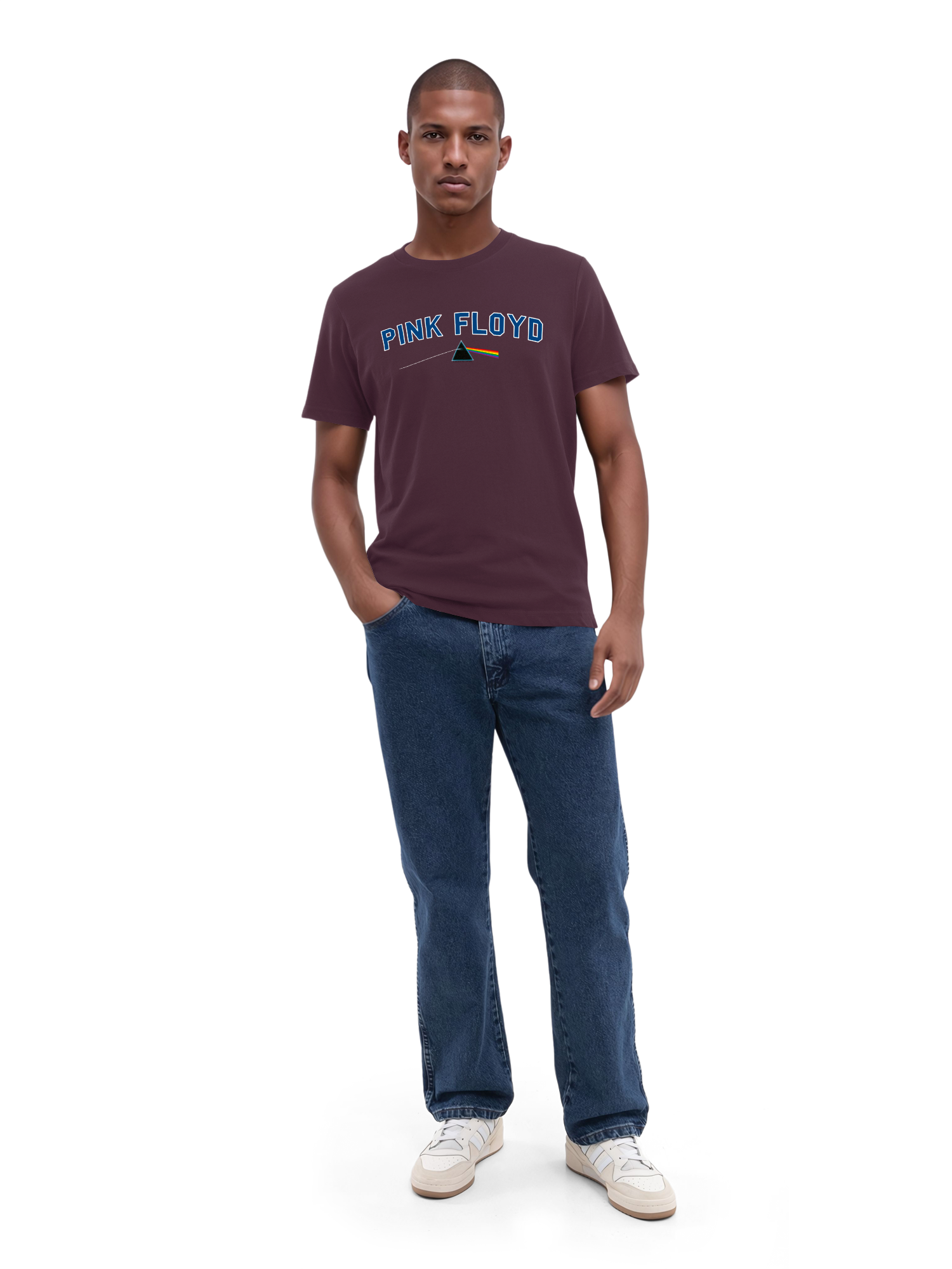Pink Floyd College Prism with True Blanks | Mens Regular Tee