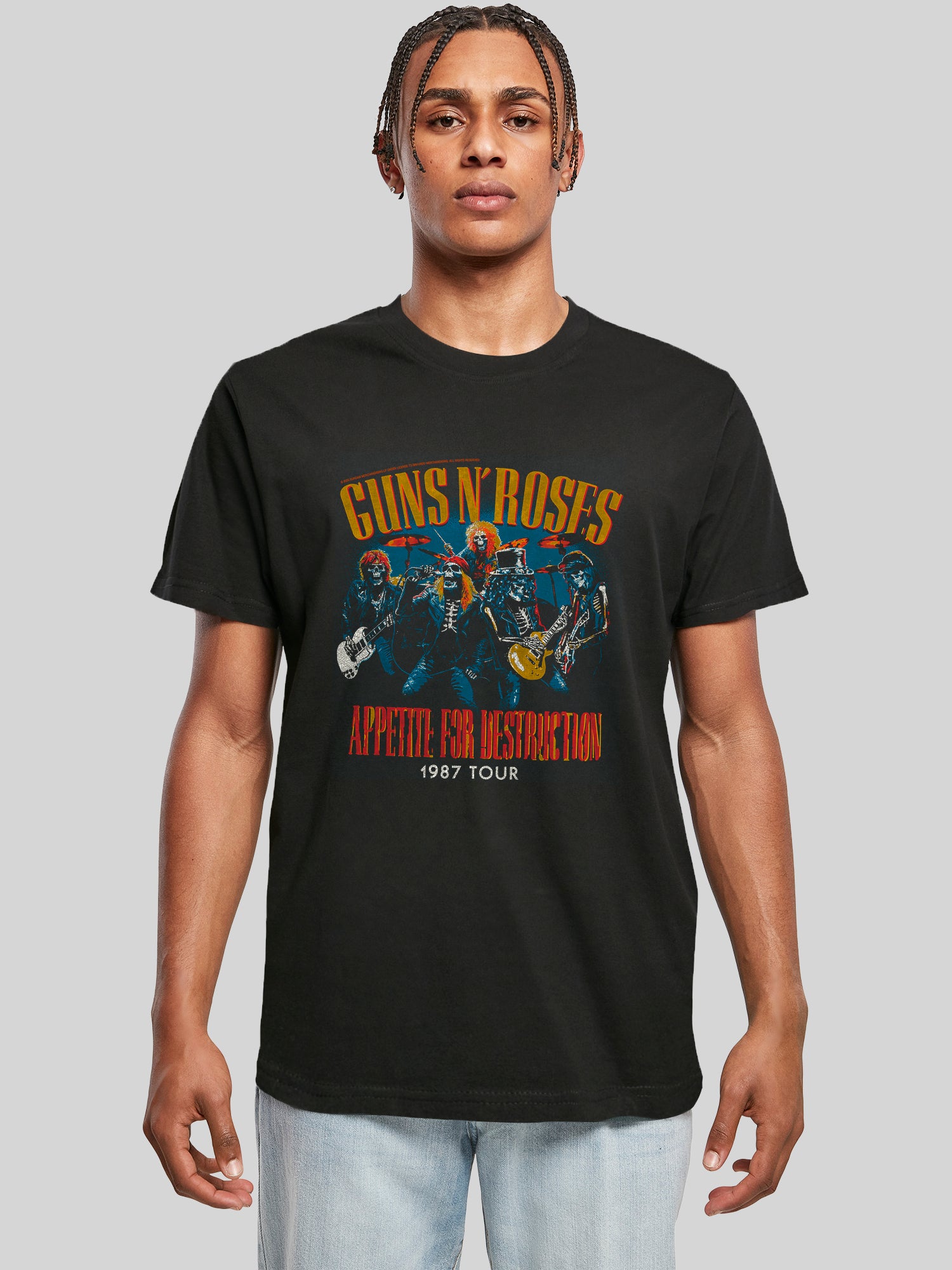 Affiche de concert vintage de Guns N 'Roses 1987 | T-shirt