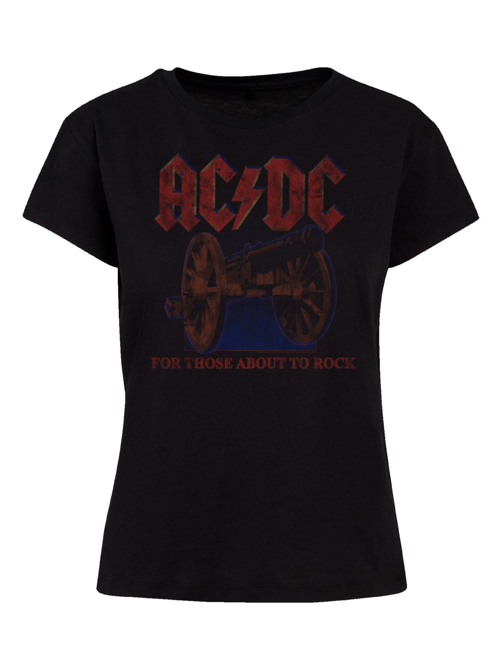 AC/DC para aquellos que están a punto de rockear Camiseta de caja de Ladies