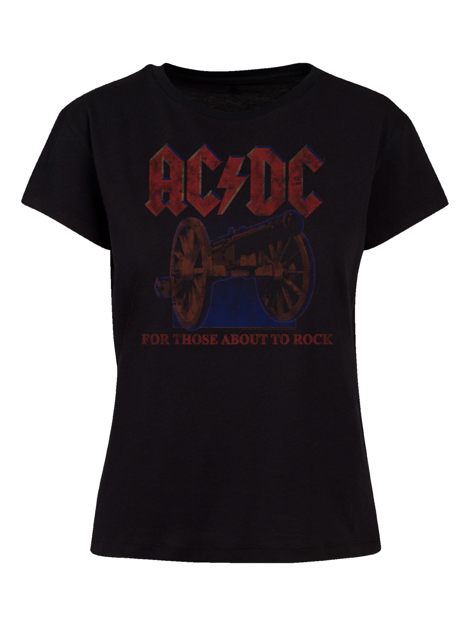 AC/DC para aquellos que están a punto de rockear Camiseta de caja de Ladies