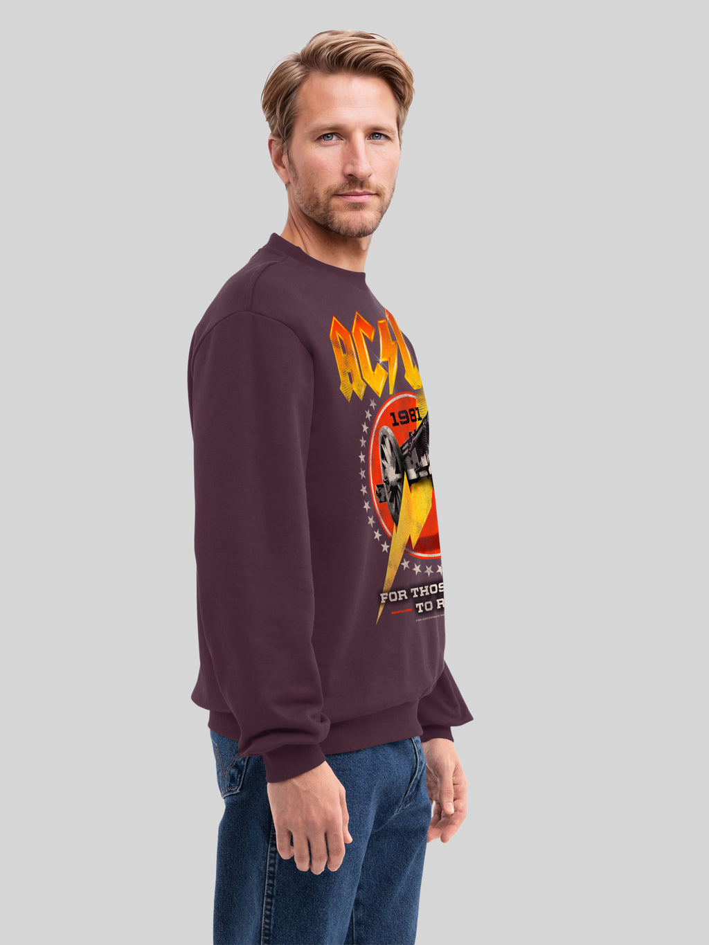AC/DC para aquellos a punto de rockear 1981 Sweatshirt orgánico para hombres