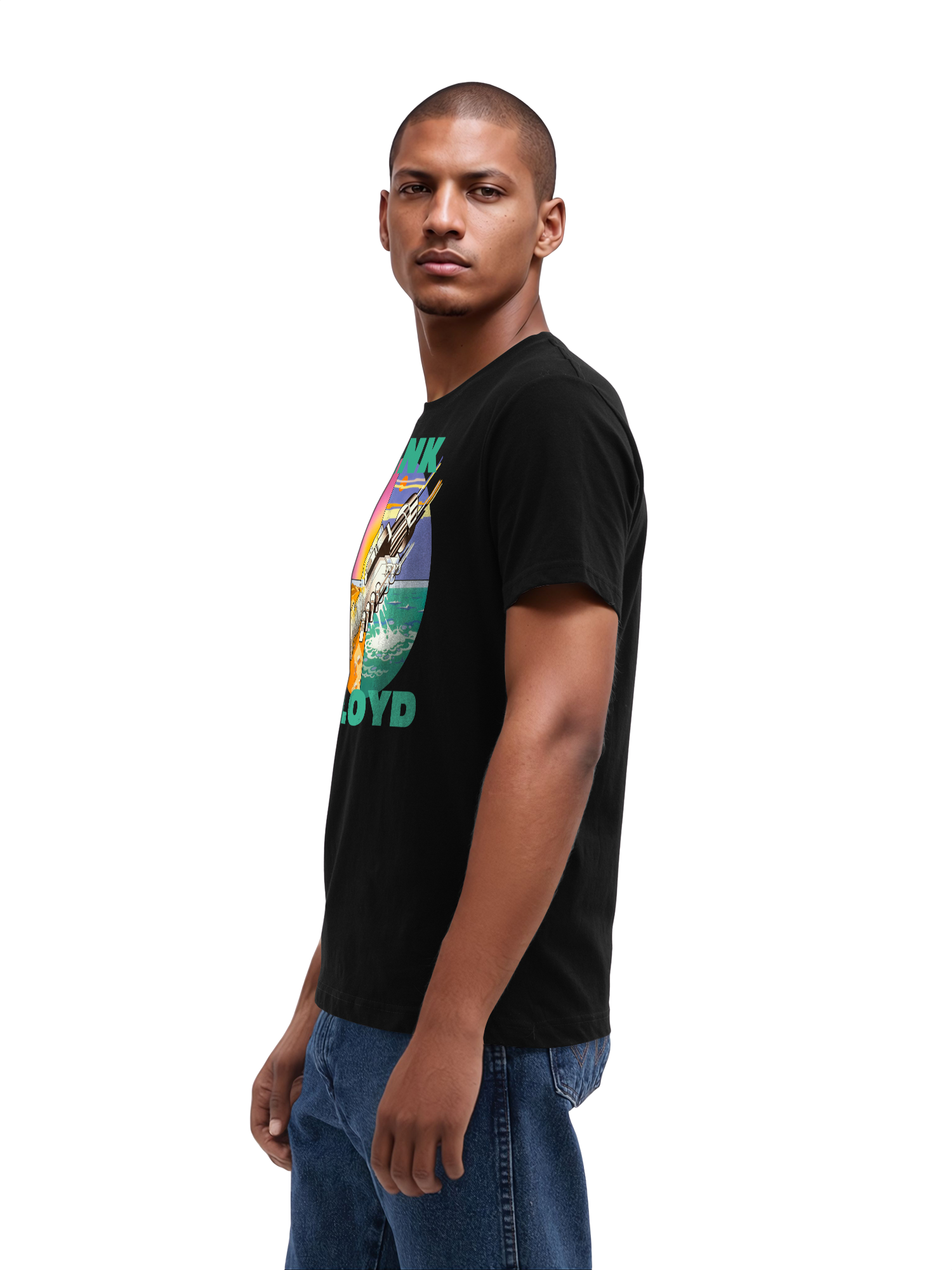 Pink Floyd souhaite que vous soyez ici T-shirt biologique pour hommes