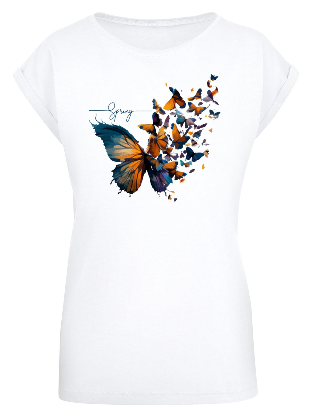 Butterfly of butterflies Ladies Extended Shoulder T-Shirt