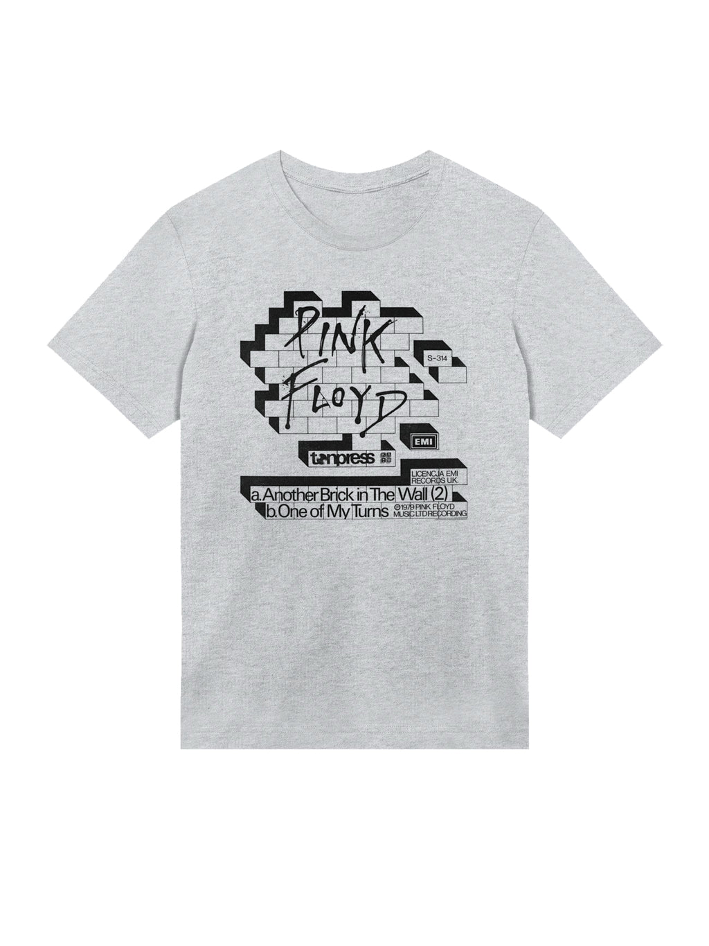 Pink Floyd Another Brick In The Wall Cover with True Blanks | Mens Regular Tee