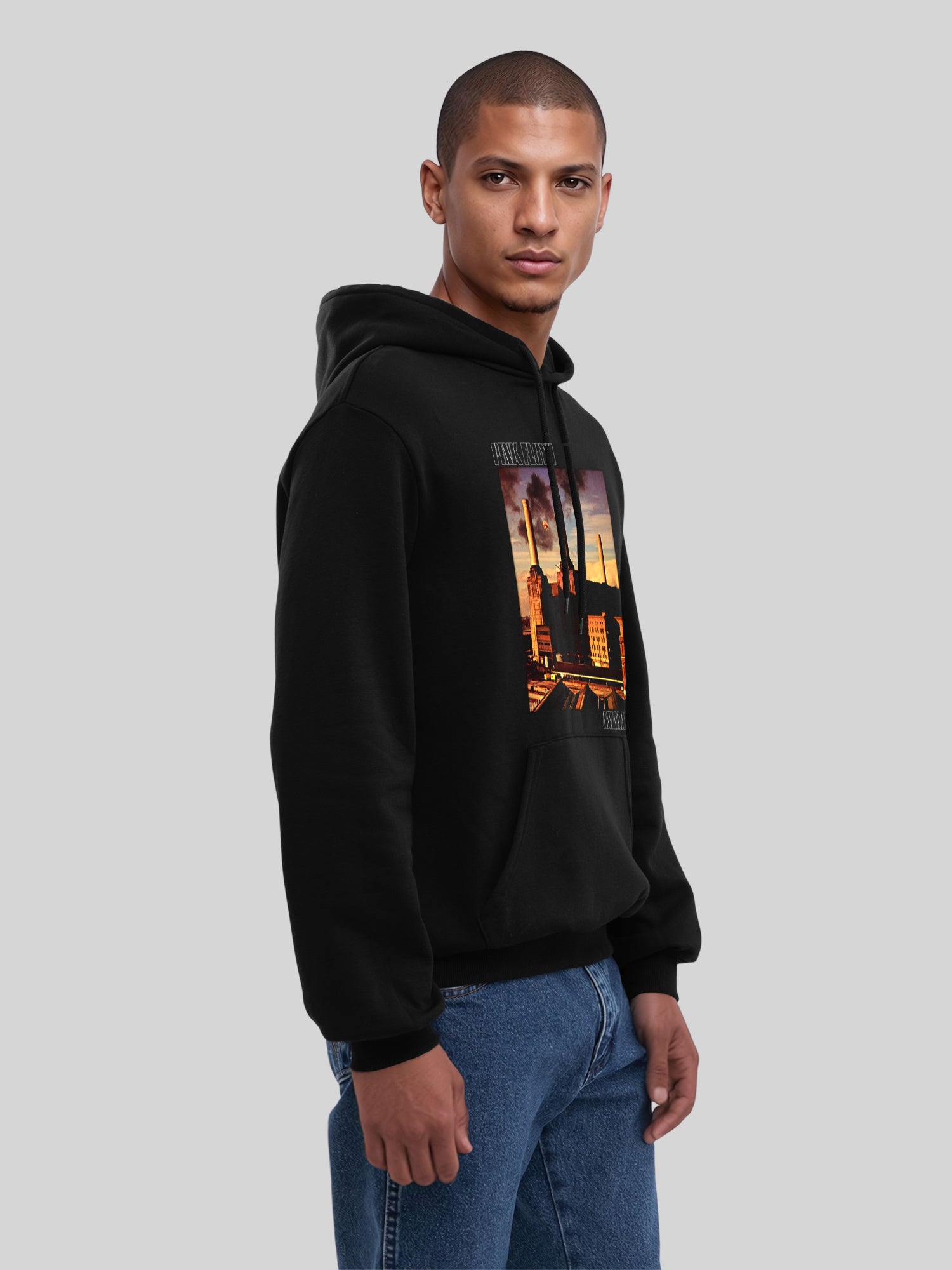 Pink Floyd Animal Cover Men's Organic Hoodie