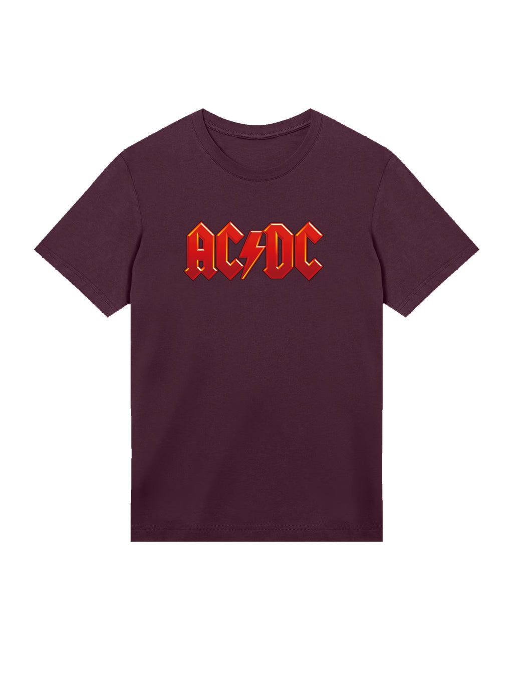 ACDC Dark Red Logo with True Blanks | Mens Regular Tee