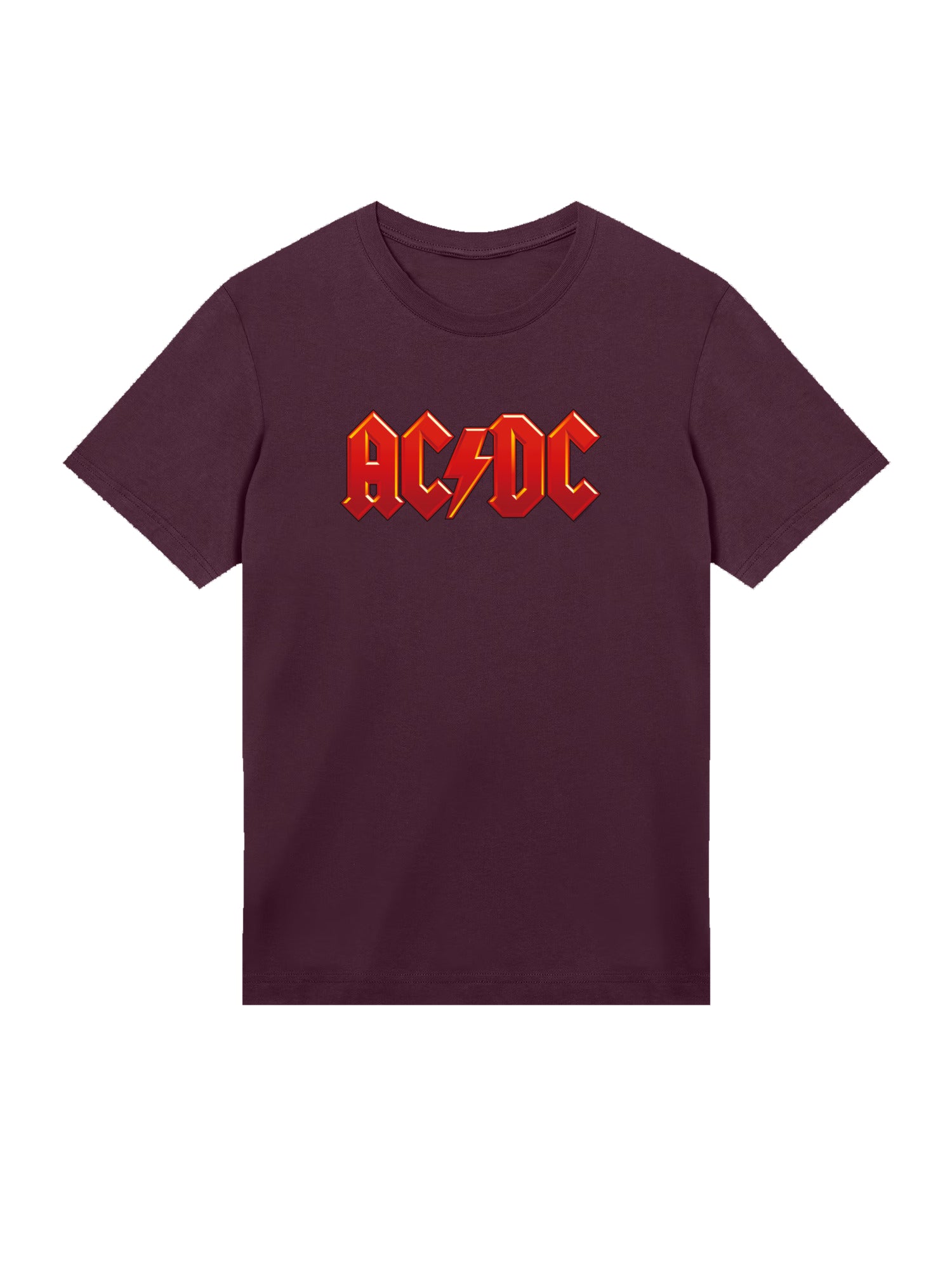 ACDC Dark Red Logo with True Blanks | Mens Regular Tee
